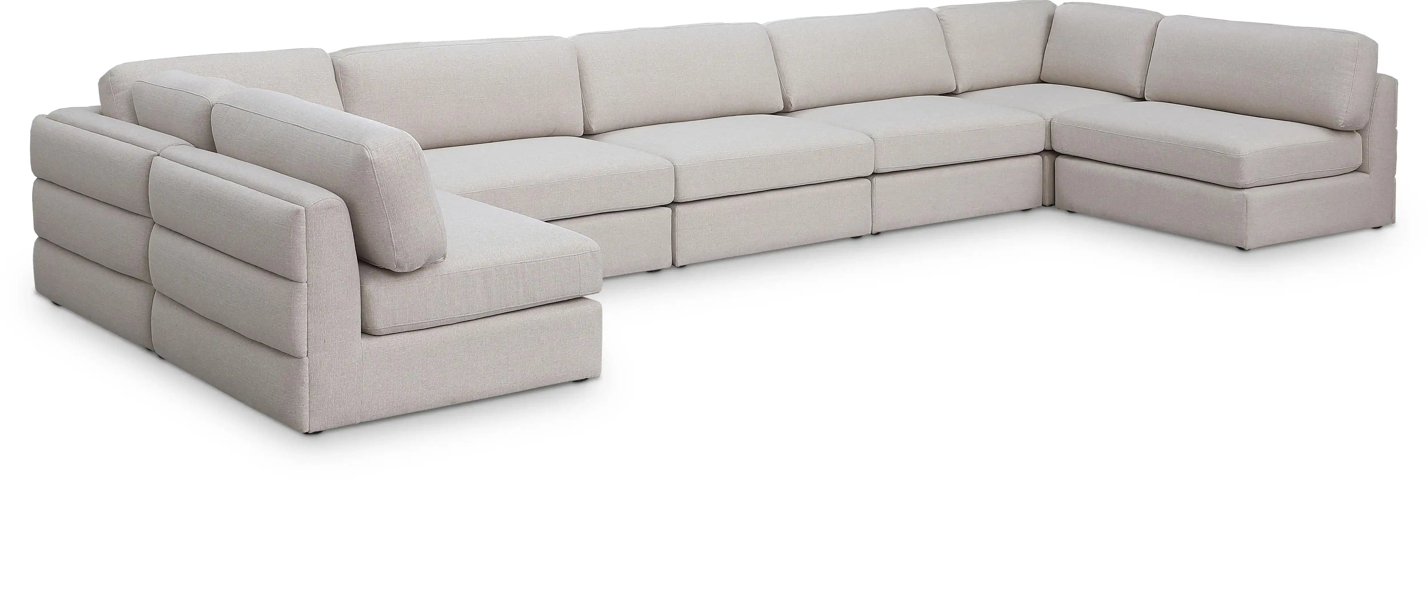 Beckham - 7 Piece Modular Sectional - Best Buy Furniture