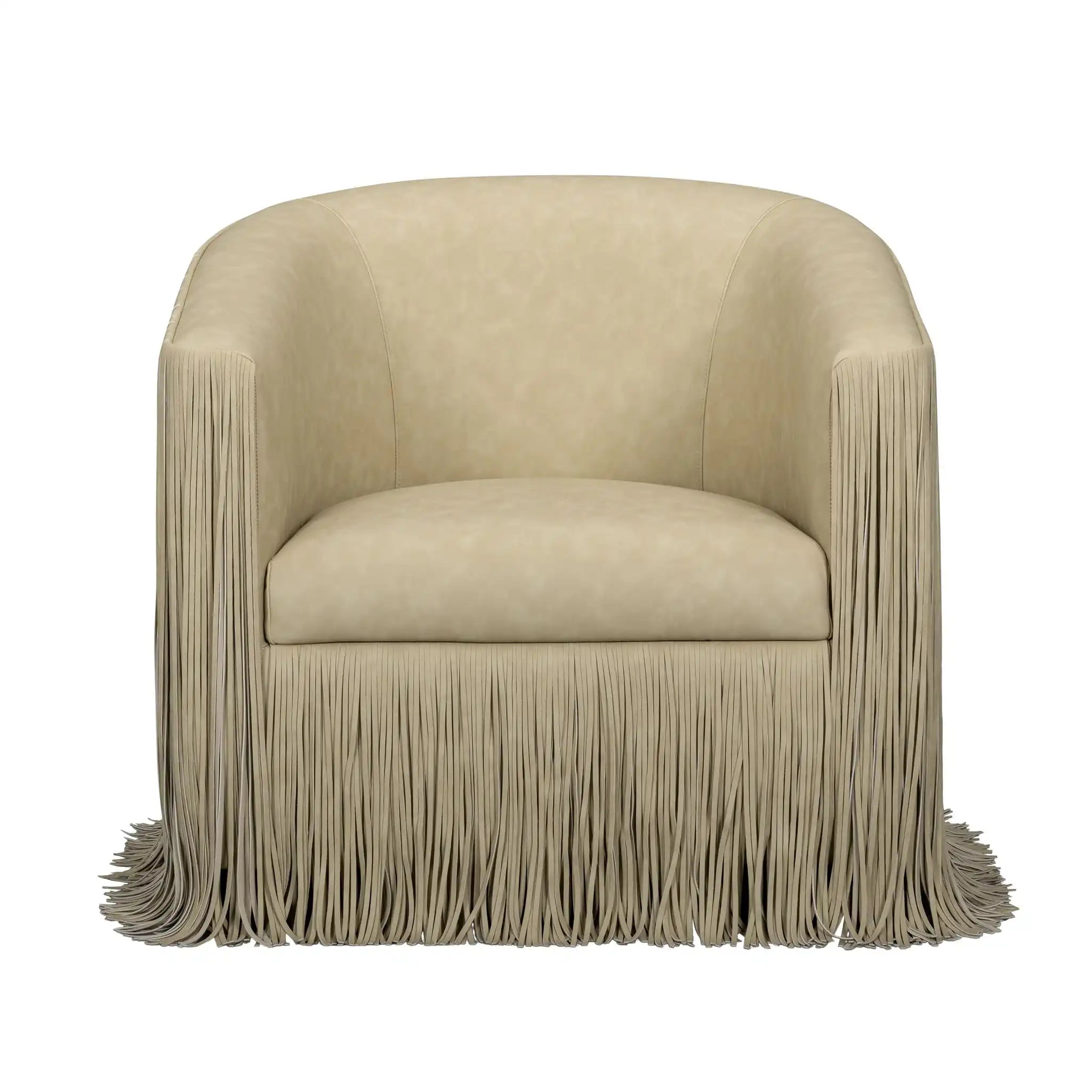 Shag Me - Vegan Leather Swivel Chair
