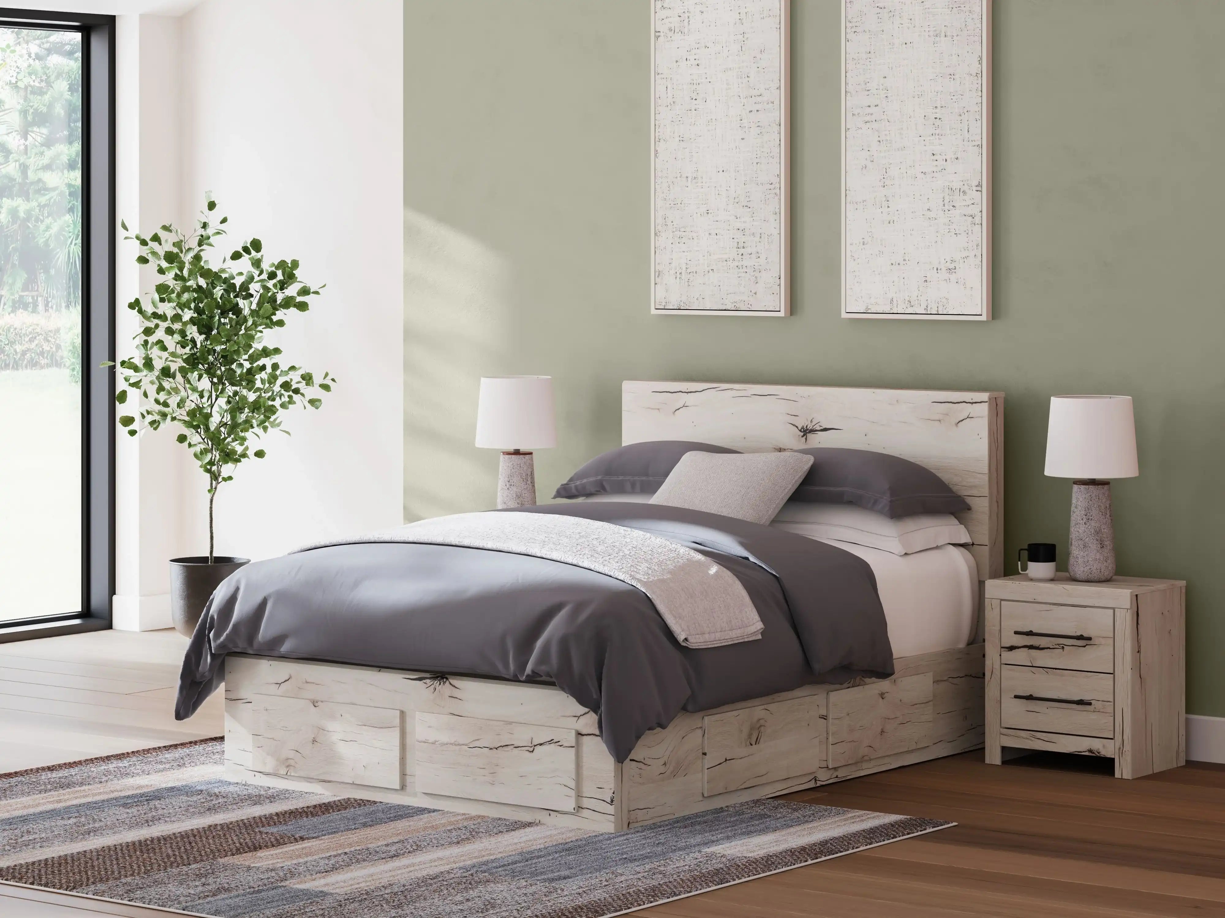 Lawroy - Panel Bed With Storage - Best Buy Furniture