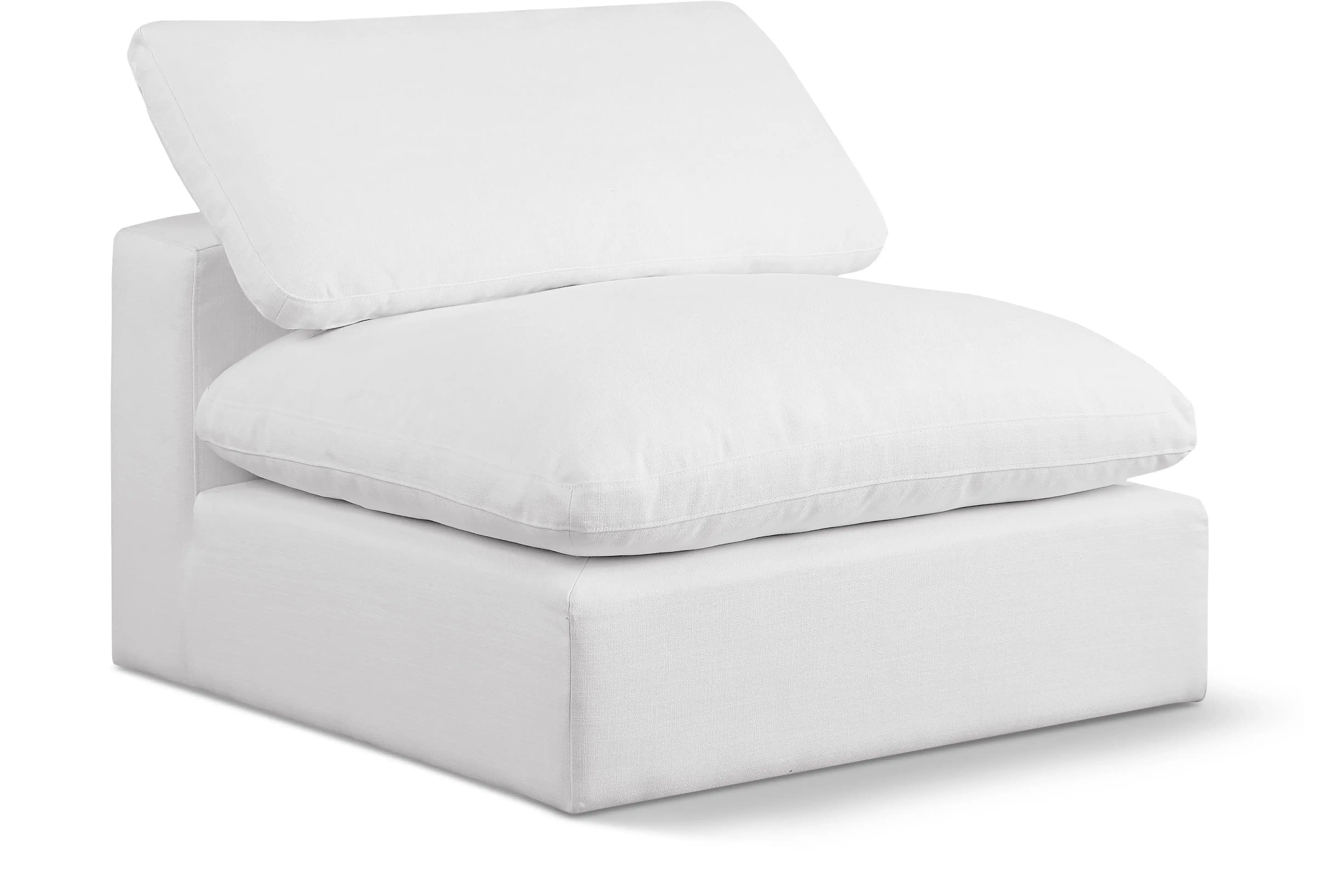 Comfy - Linen Armless Chair - Best Buy Furniture