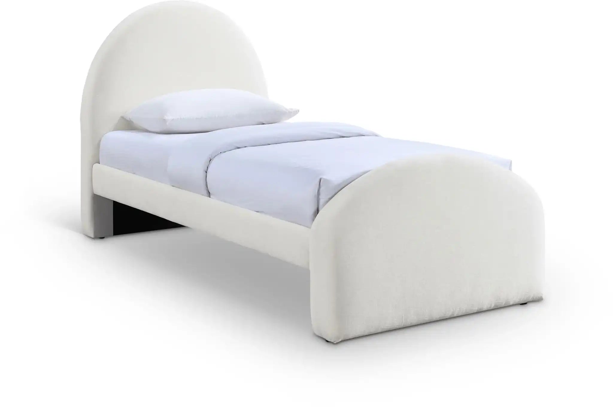 Andaz - Chenille Fabric Upholstered Bed - Best Buy Furniture