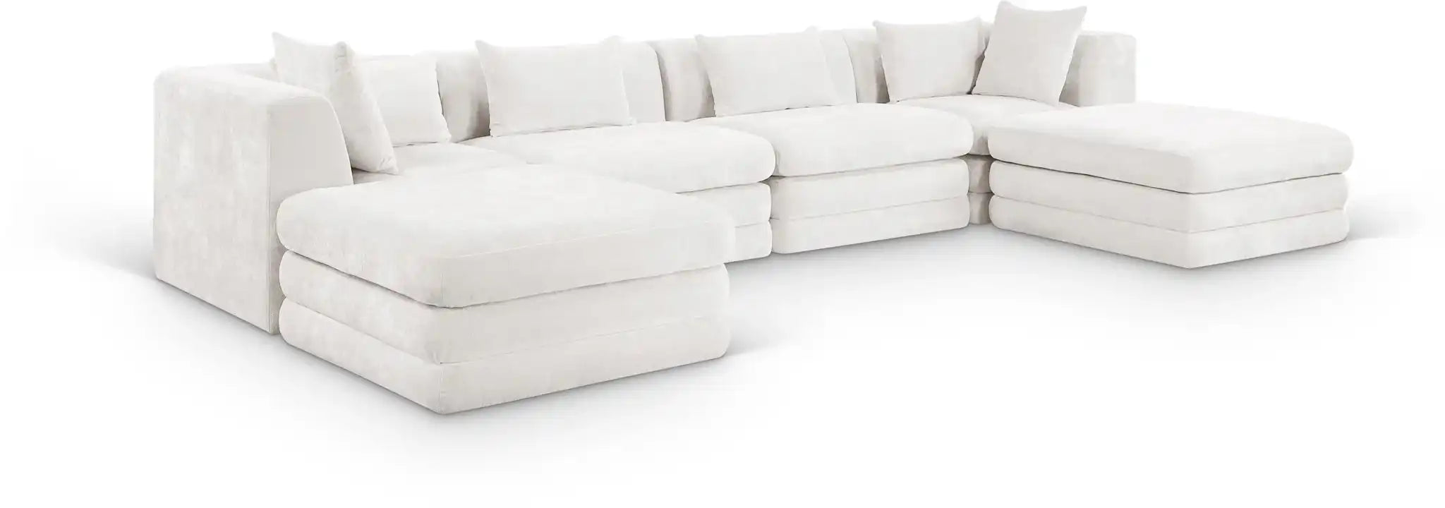 Stellar - 6 Piece Upholstered Modular Sectional - Best Buy Furniture