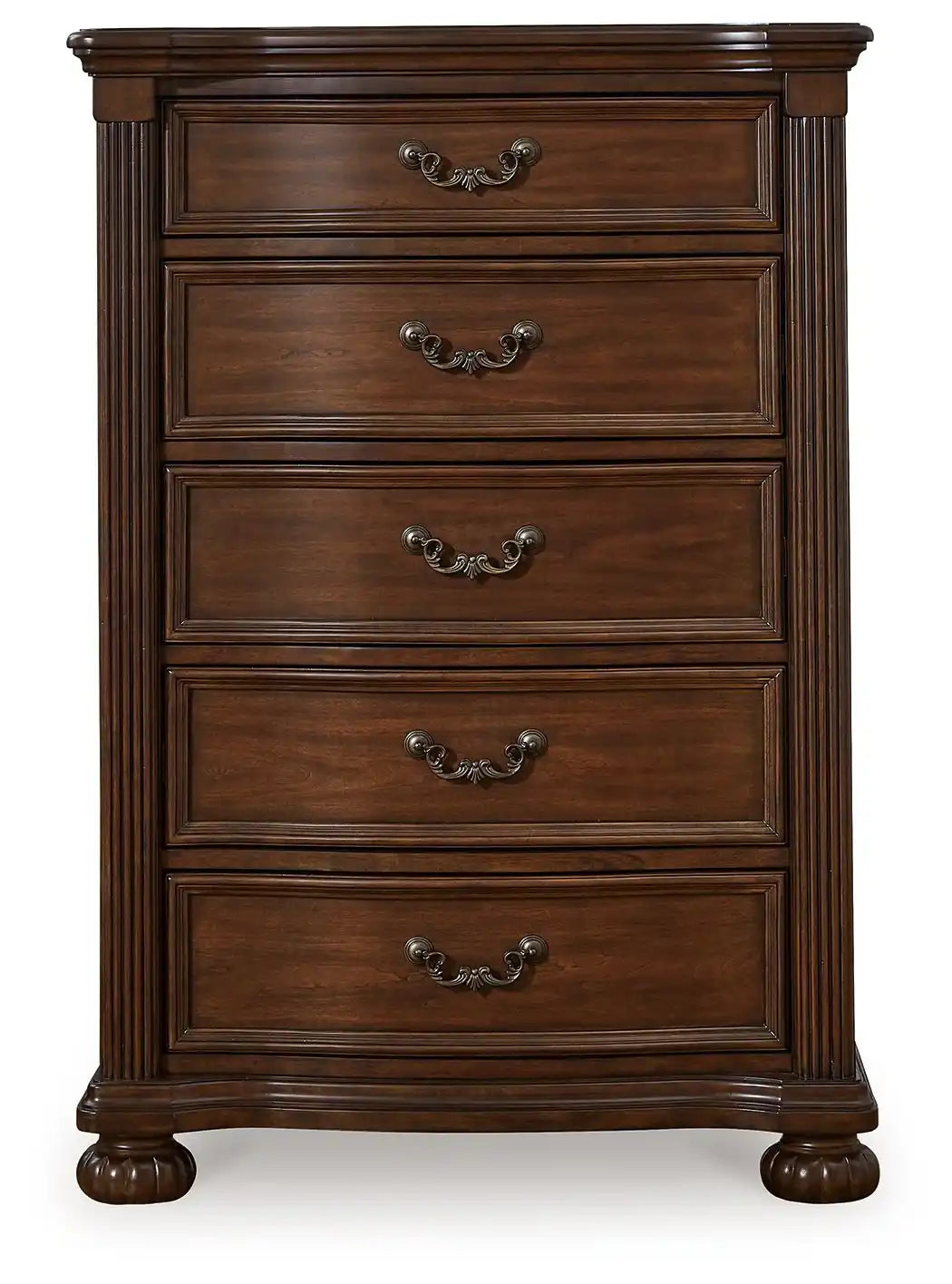 Lavinton - Five Drawer Chest - Brown - Best Buy Furniture