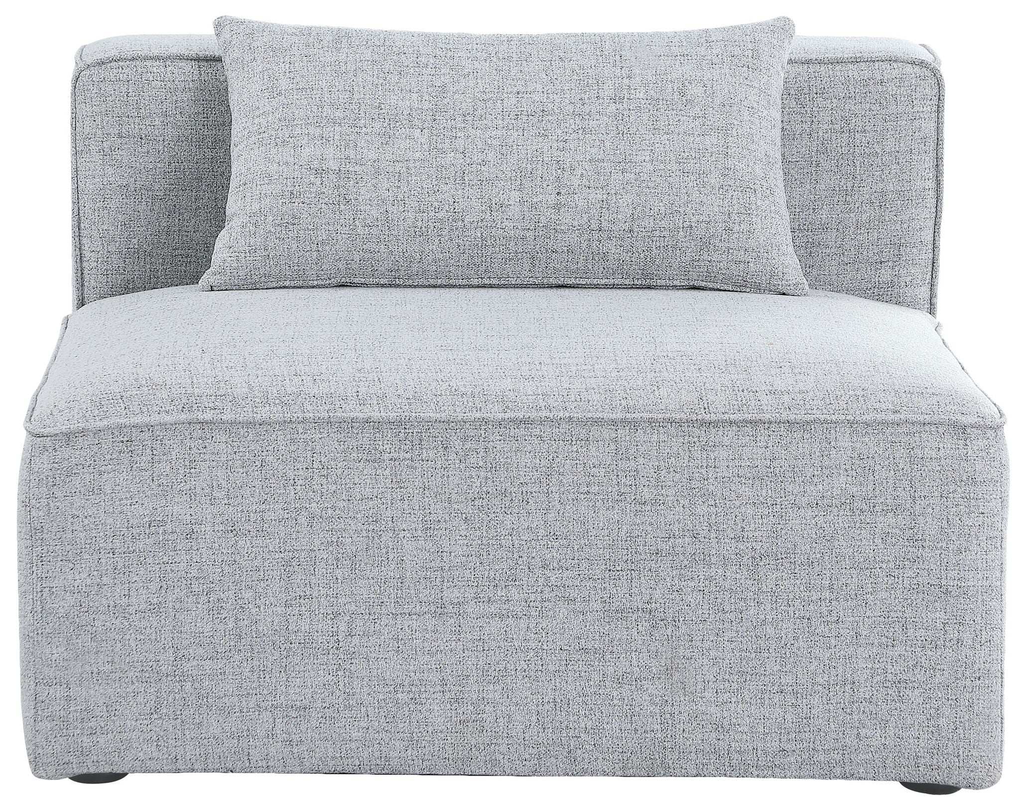 Cube - Linen Armless Chair