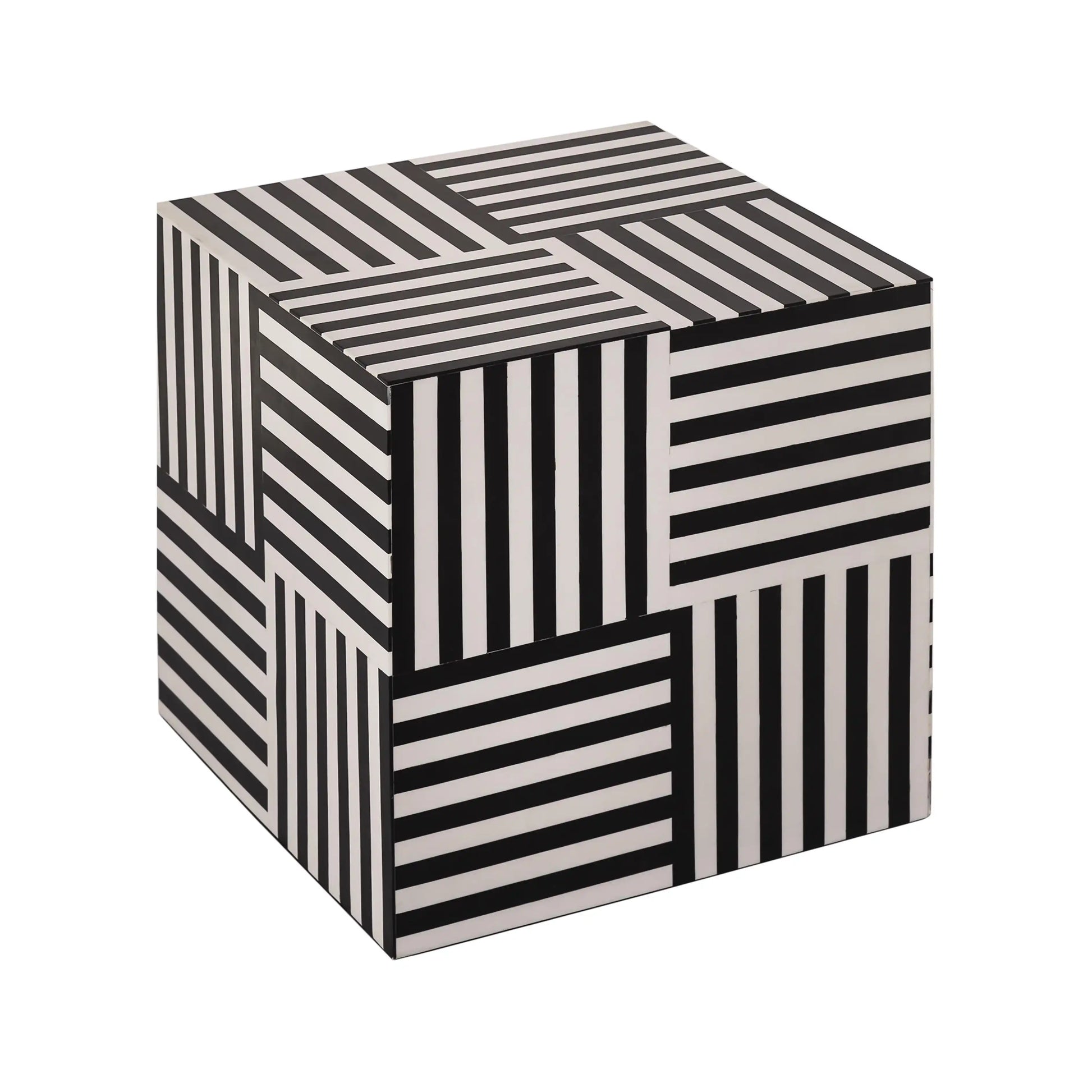 Cube - Side Table - Black - Best Buy Furniture