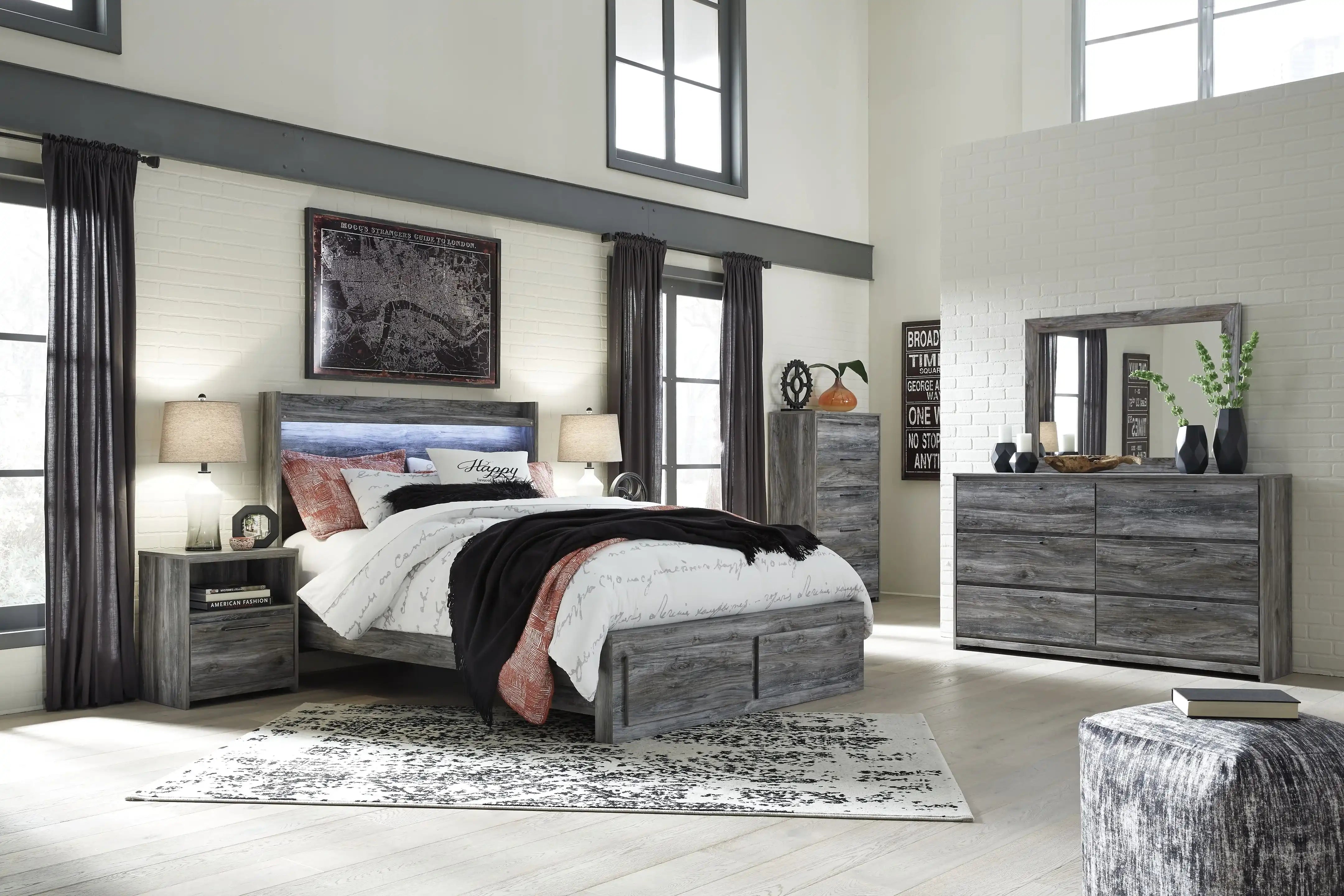 Baystorm - Panel Bedroom Set - Best Buy Furniture