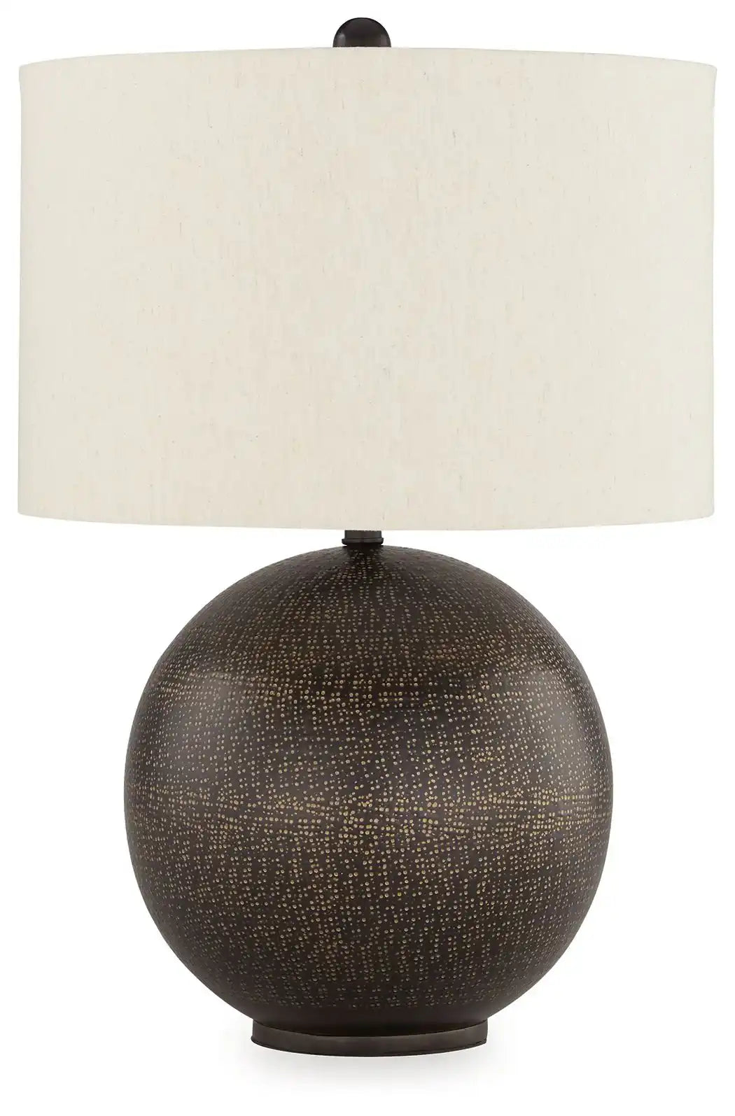 Hambell - Metal Table Lamp - Black / Gold Finish - Best Buy Furniture