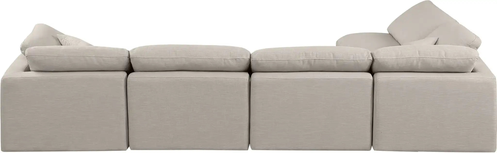 Indulge - Linen 5 Piece Modular Sectional