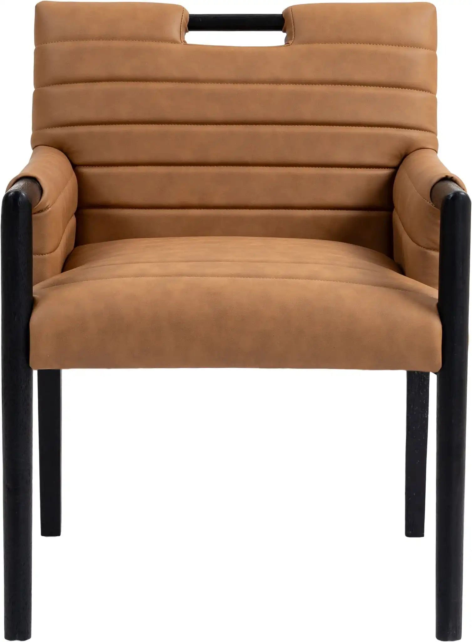 Aimee - Dining Arm Chair - Black Legs