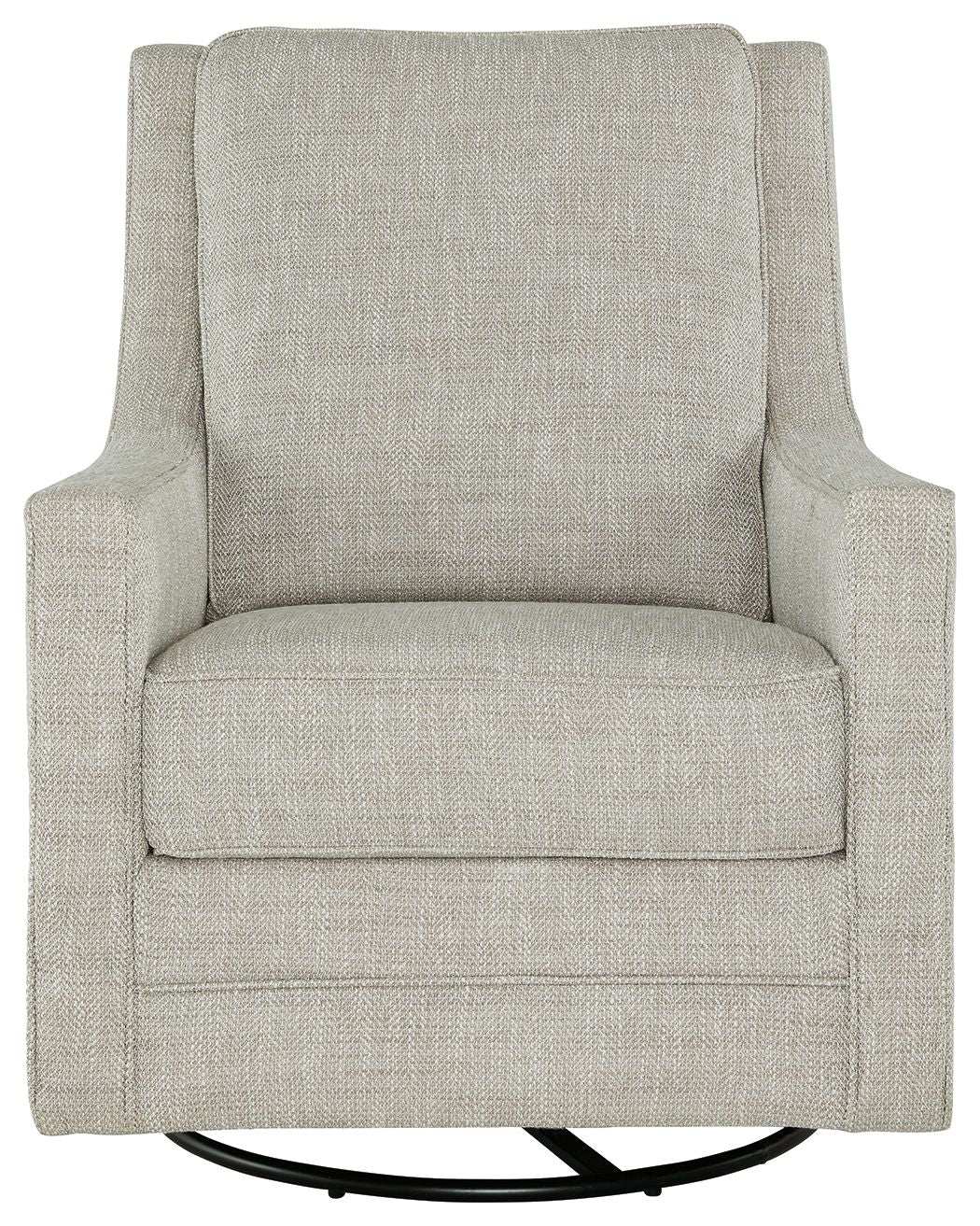 Kambria - Swivel Glider Accent Chair - Fog - Best Buy Furniture