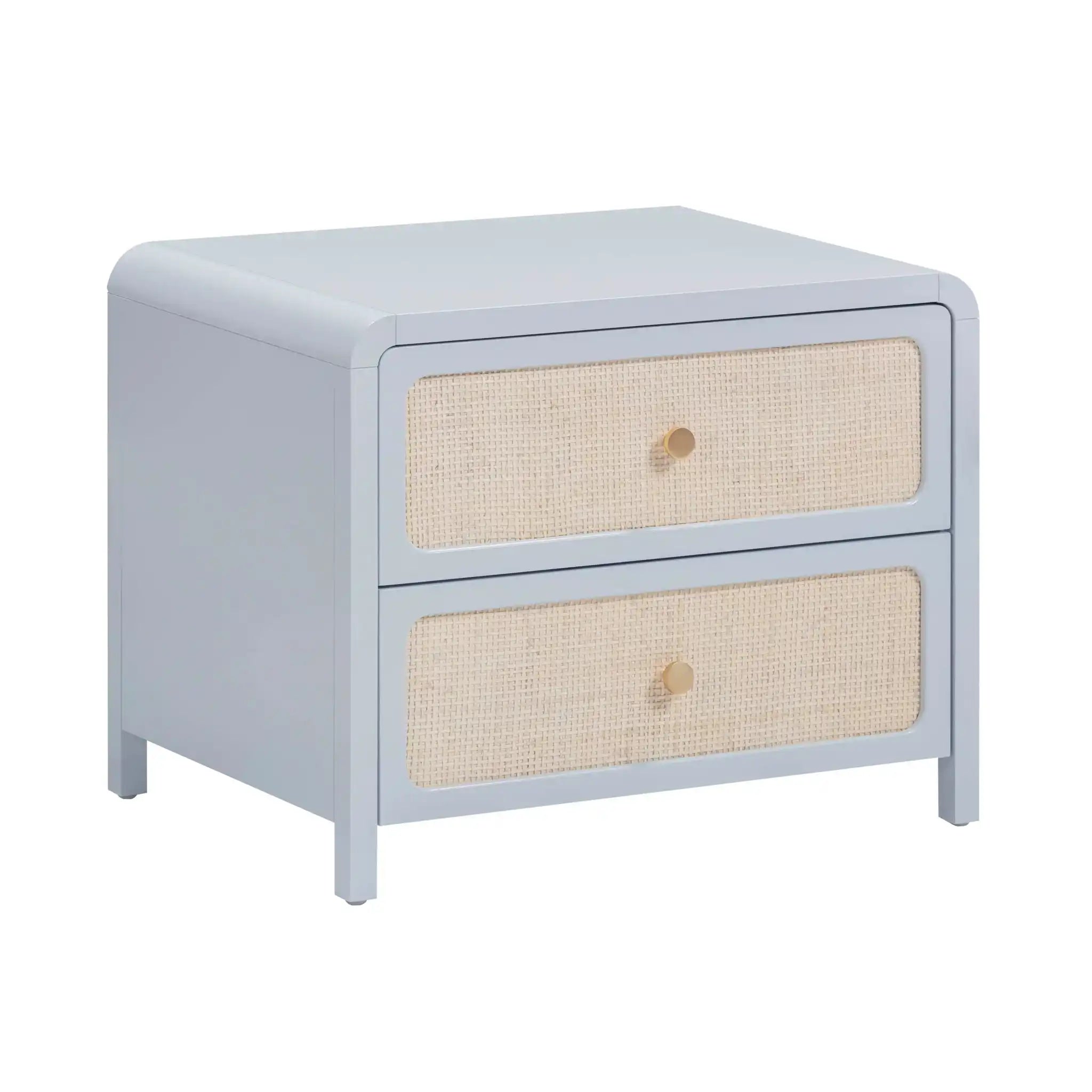 Patty - Rattan 2-Drawer Nightstand - Best Buy Furniture