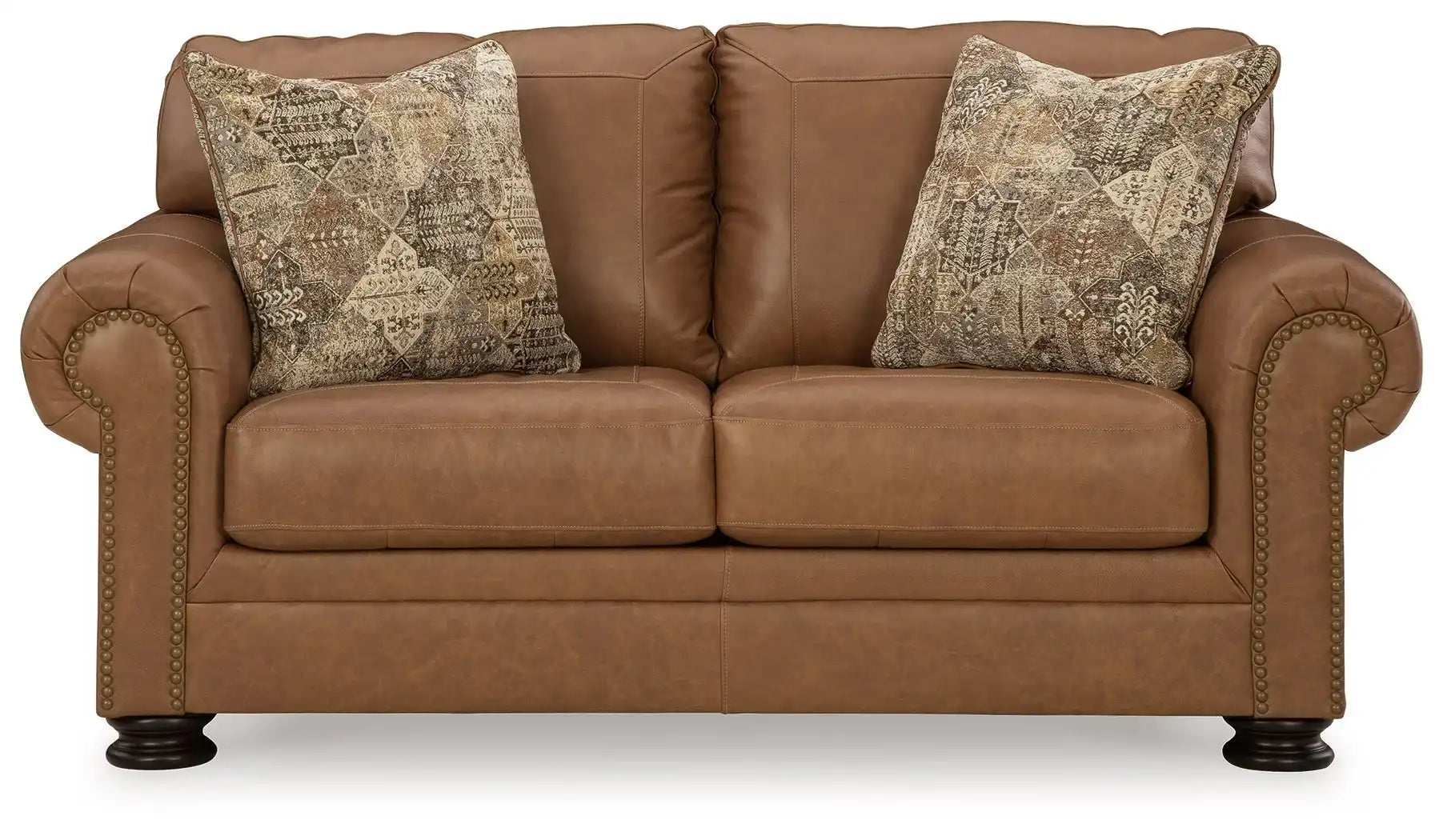 Carianna - Loveseat - Caramel - Best Buy Furniture