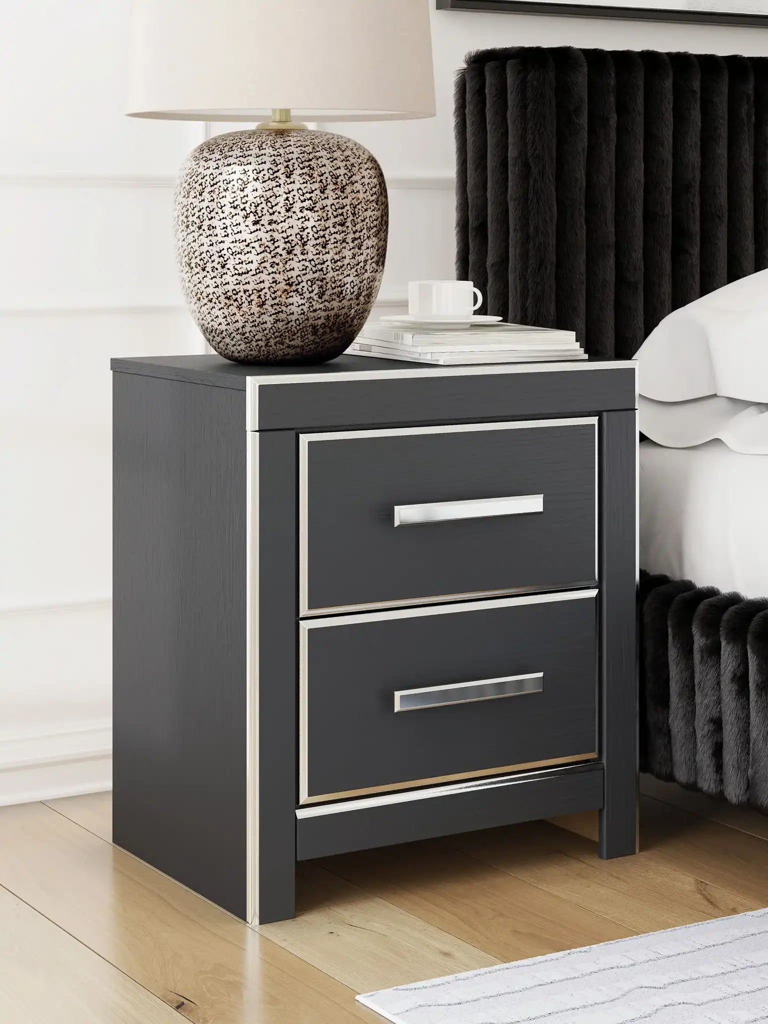 Zuraleus - Two Drawer Night Stand - Best Buy Furniture