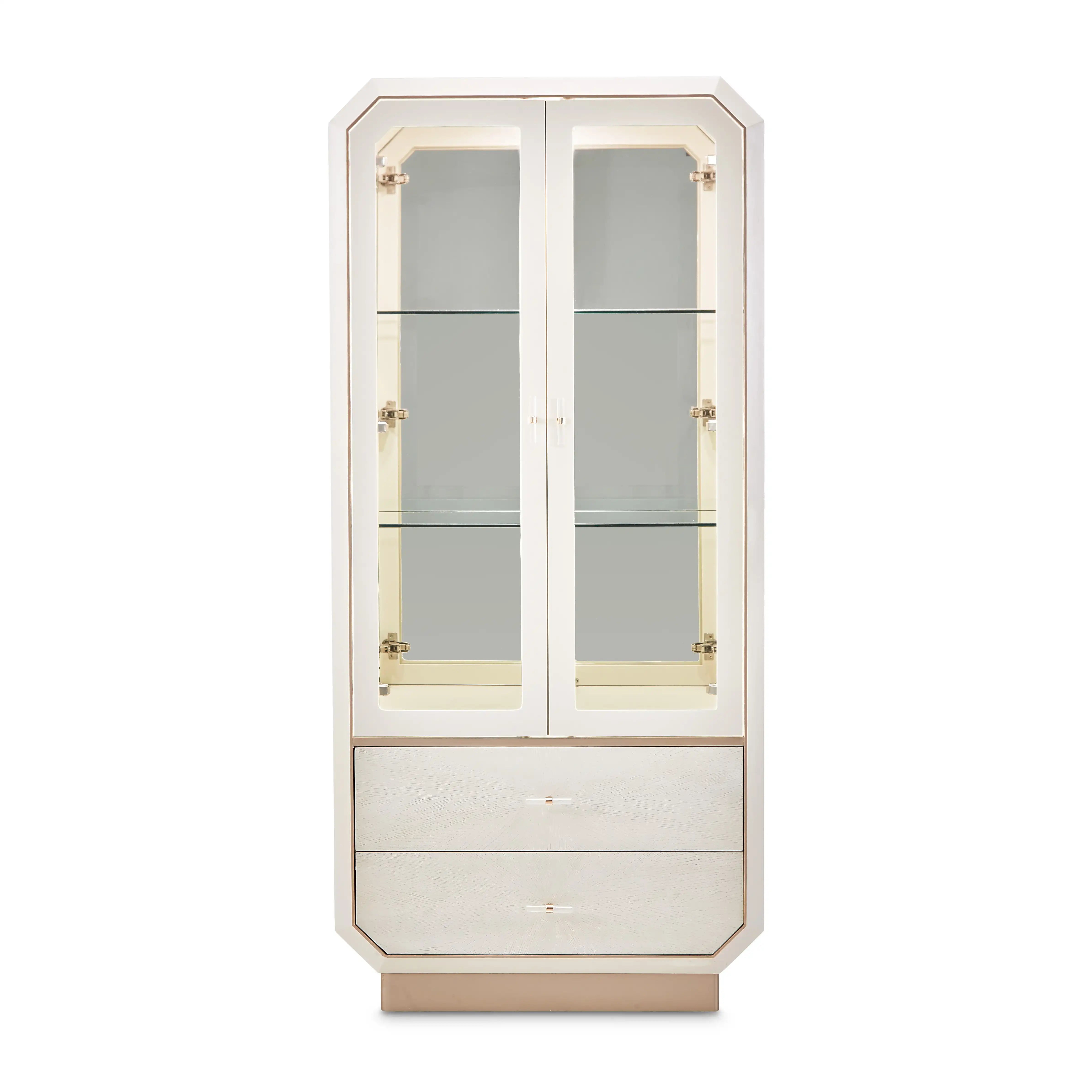 La Rachelle - Display Cabinet - Champagne - Best Buy Furniture