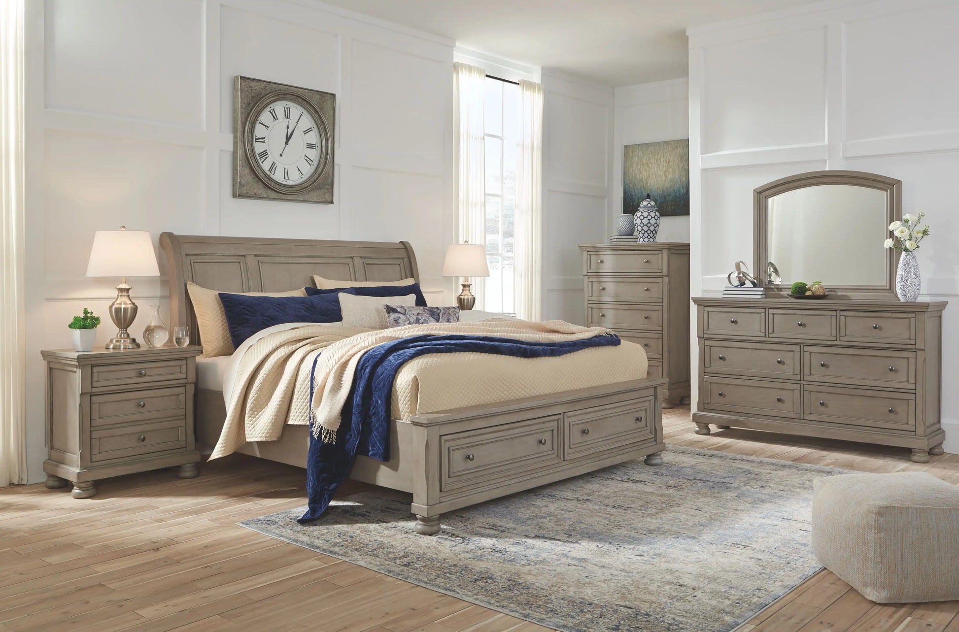 Lettner - Sleigh Bedroom Set - Best Buy Furniture
