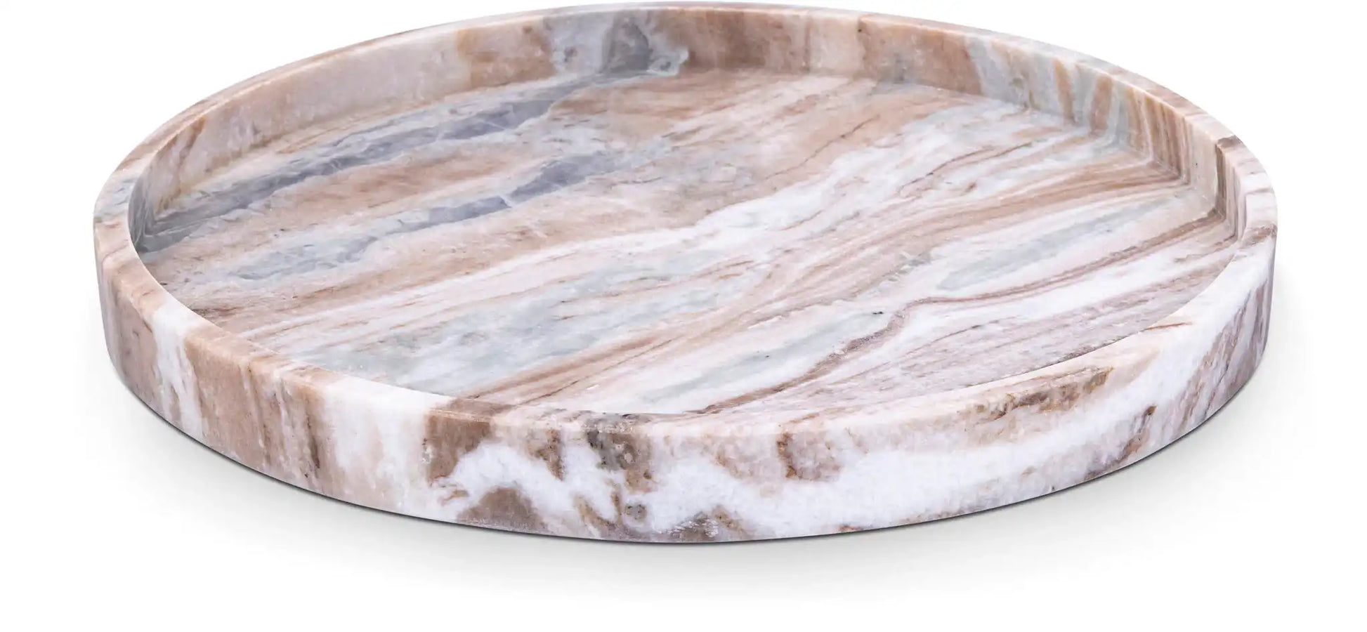 Barletta - Marble Round Tray - Best Buy Furniture