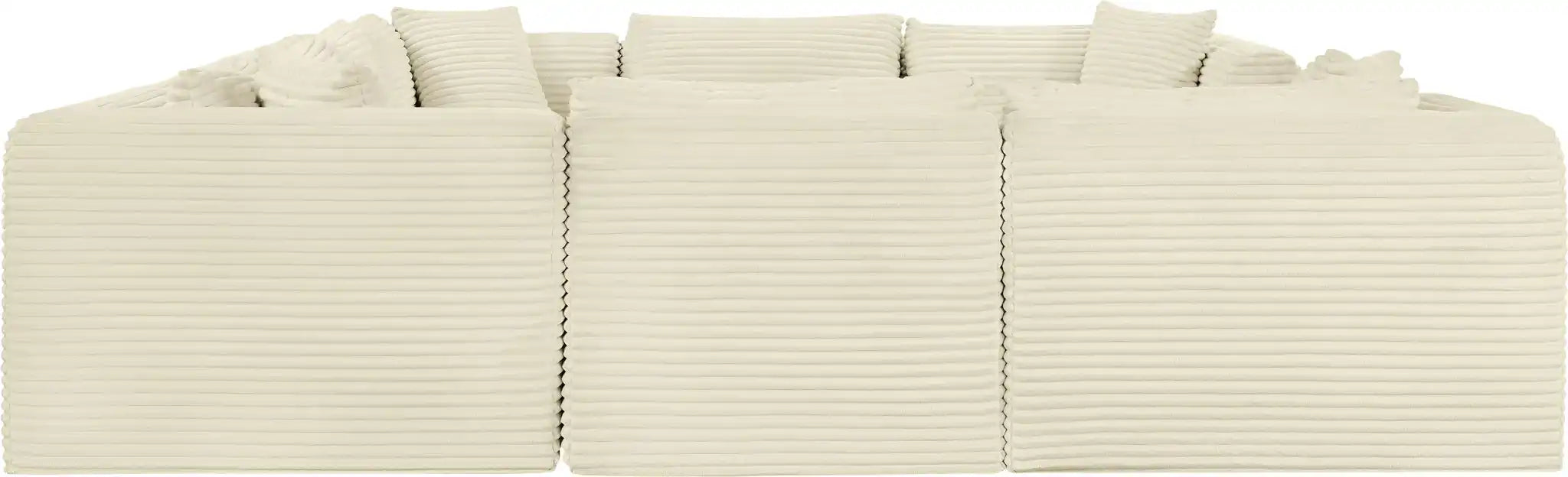 Shaggy - 8 Piece Modular U-Shaped Sectional