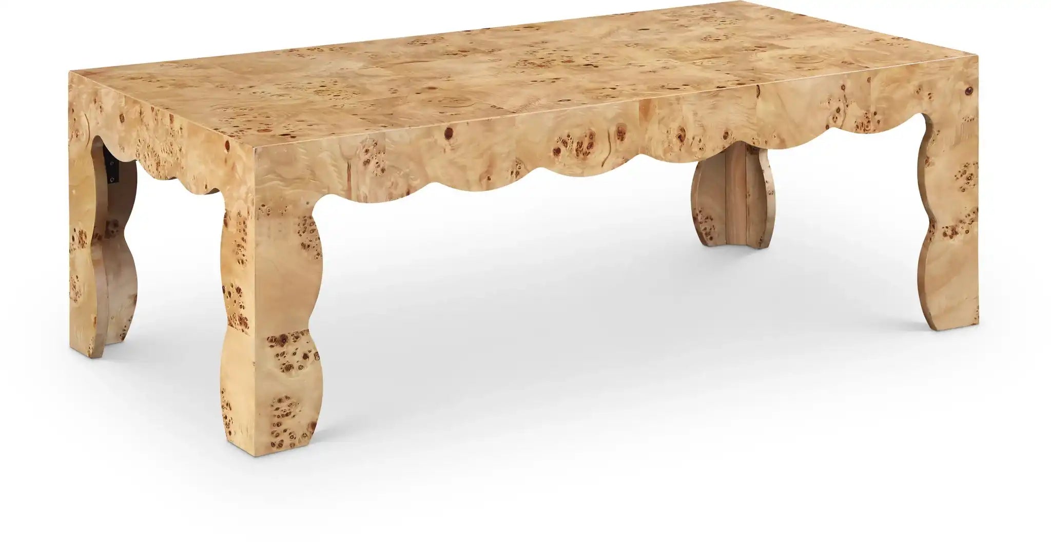 Vassa - Burl Veneer Coffee Table - Best Buy Furniture