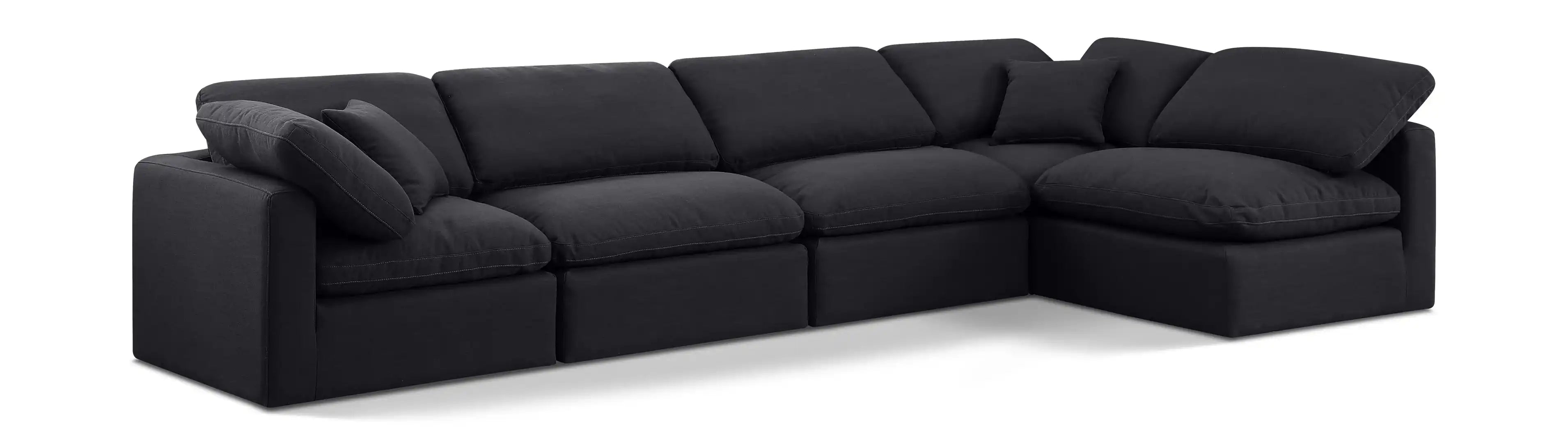 Indulge - Linen 5 Piece Modular Sectional - Best Buy Furniture