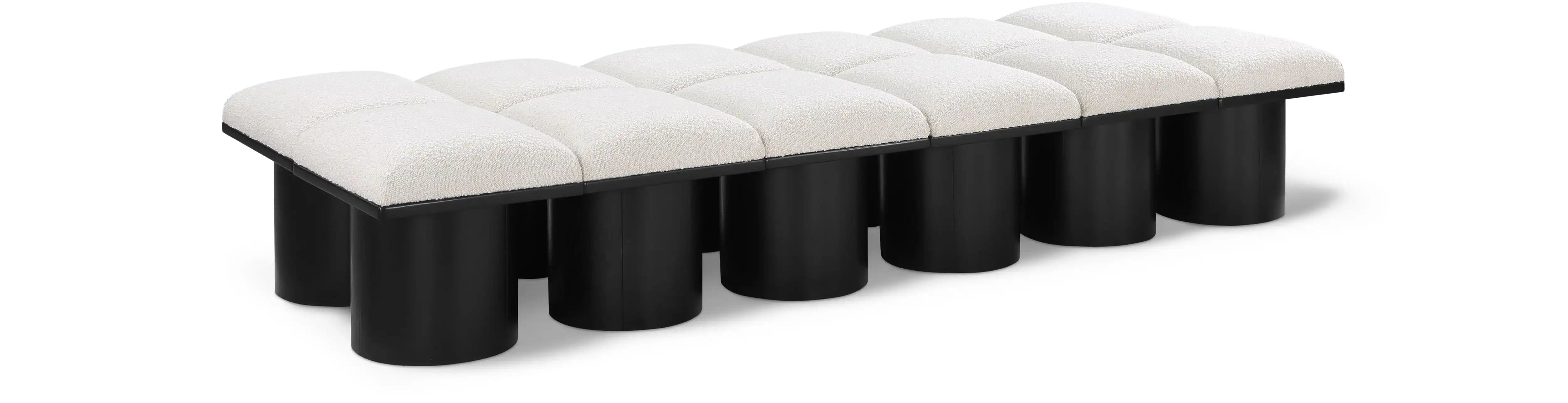 Pavilion - 12 Piece Modular Bench With Black Base - Best Buy Furniture