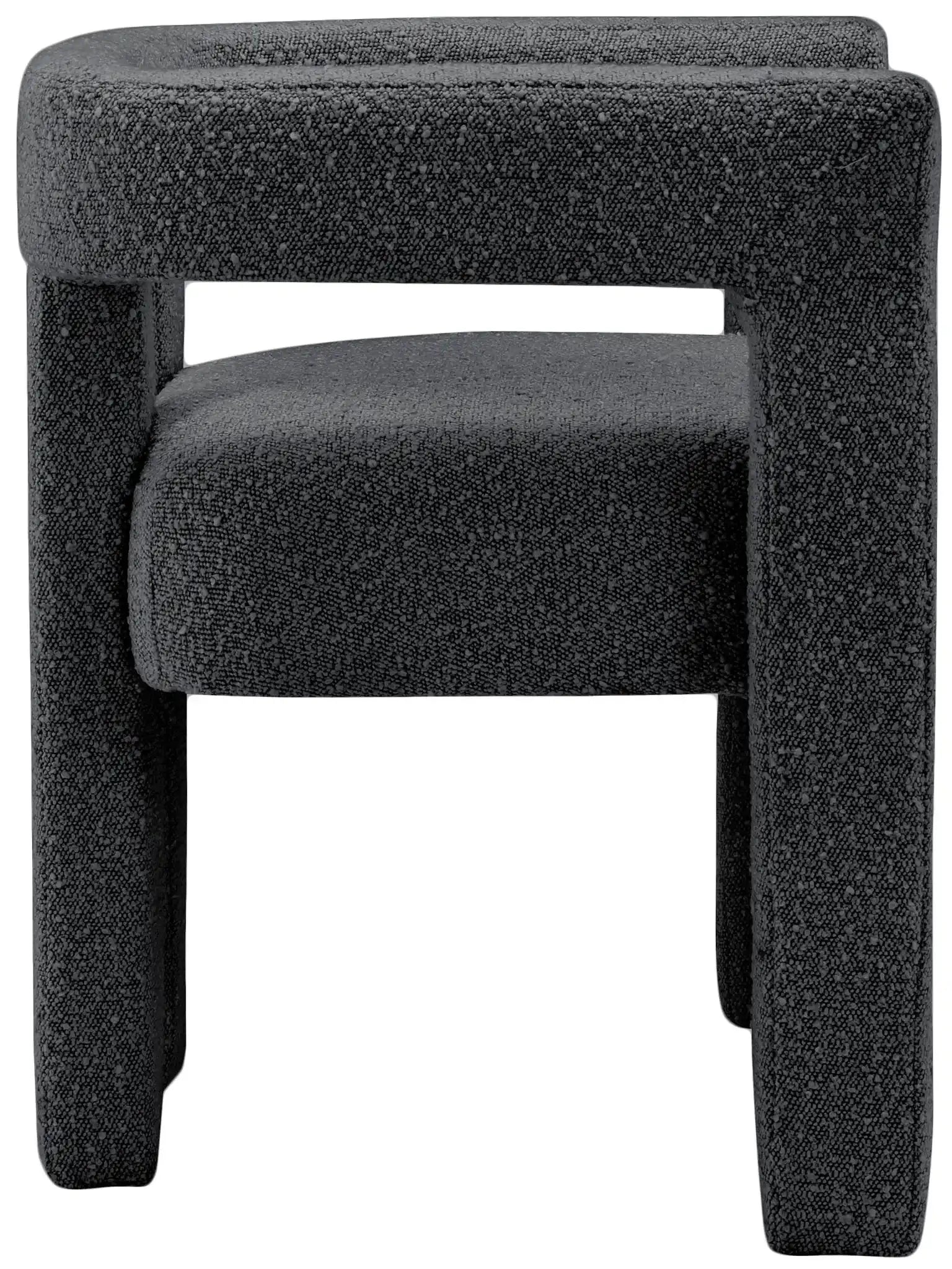 Athena - Boucle Fabric Dining Chair