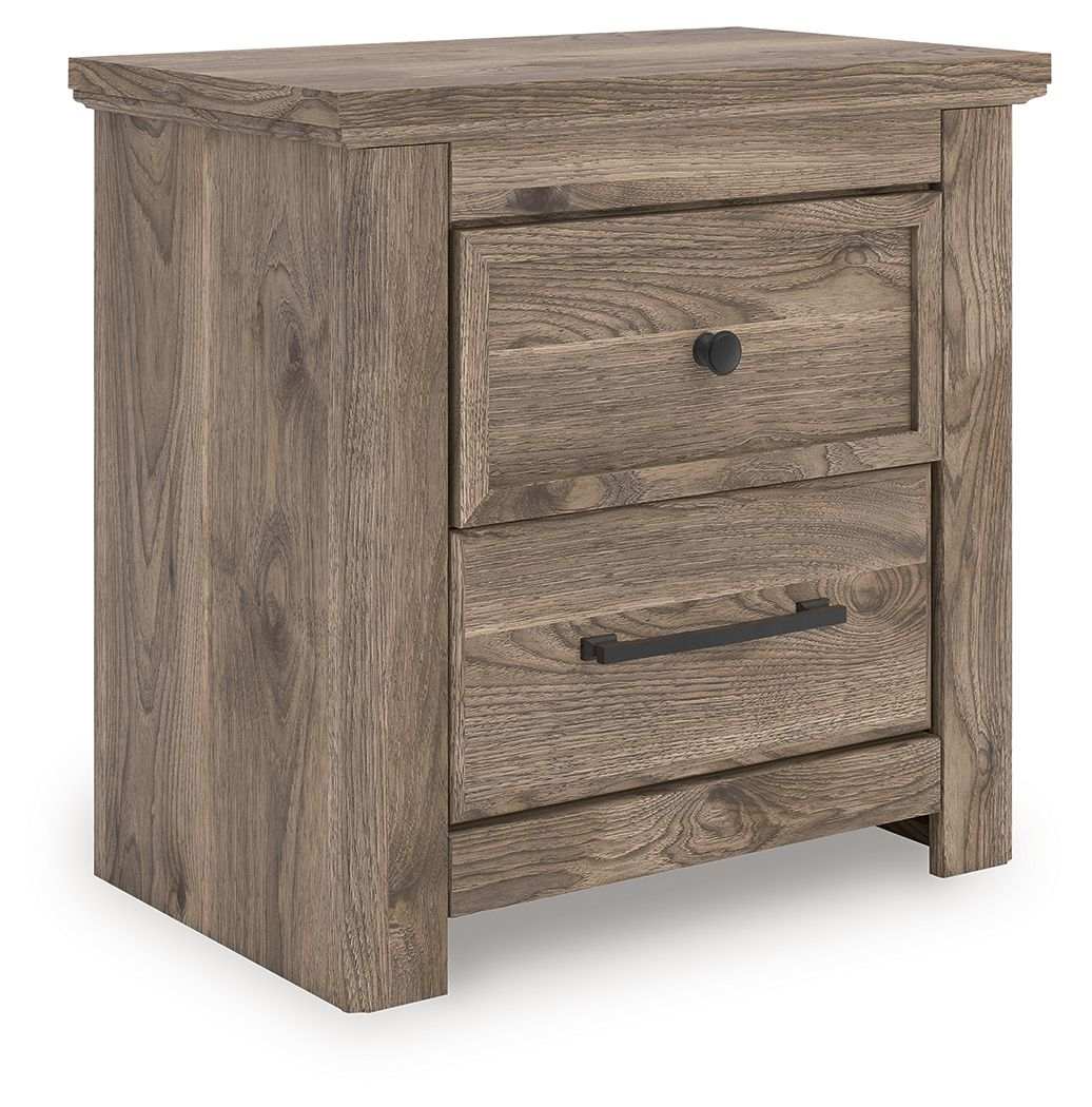 Rusticott - Two Drawer Night Stand - Brown - Best Buy Furniture