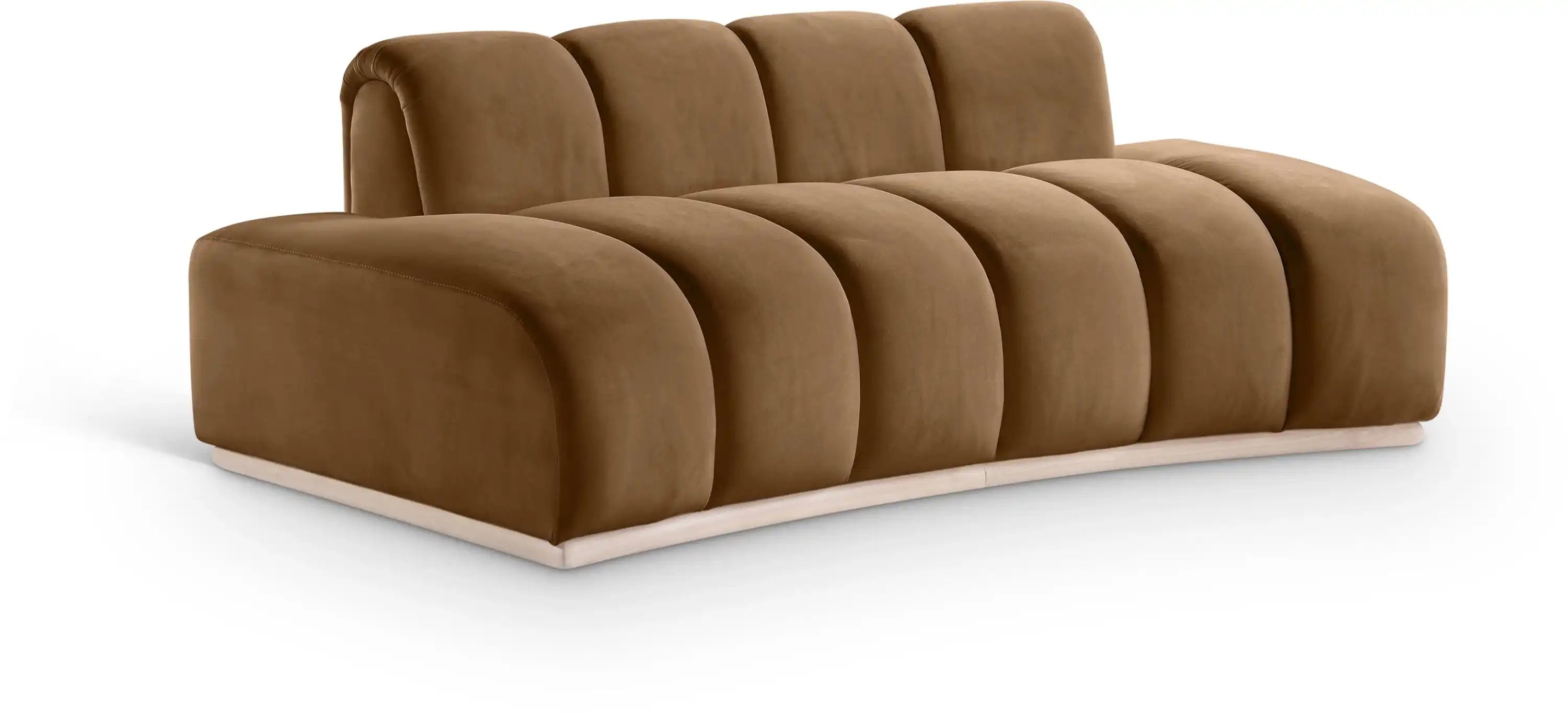 Jace - Loveseat - Saddle - Best Buy Furniture