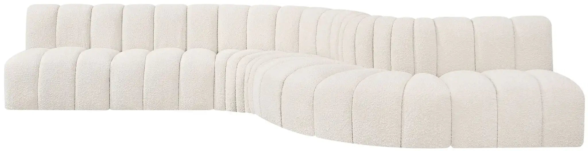 Arc - Boucle Fabric 7 Piece Modular Sofa