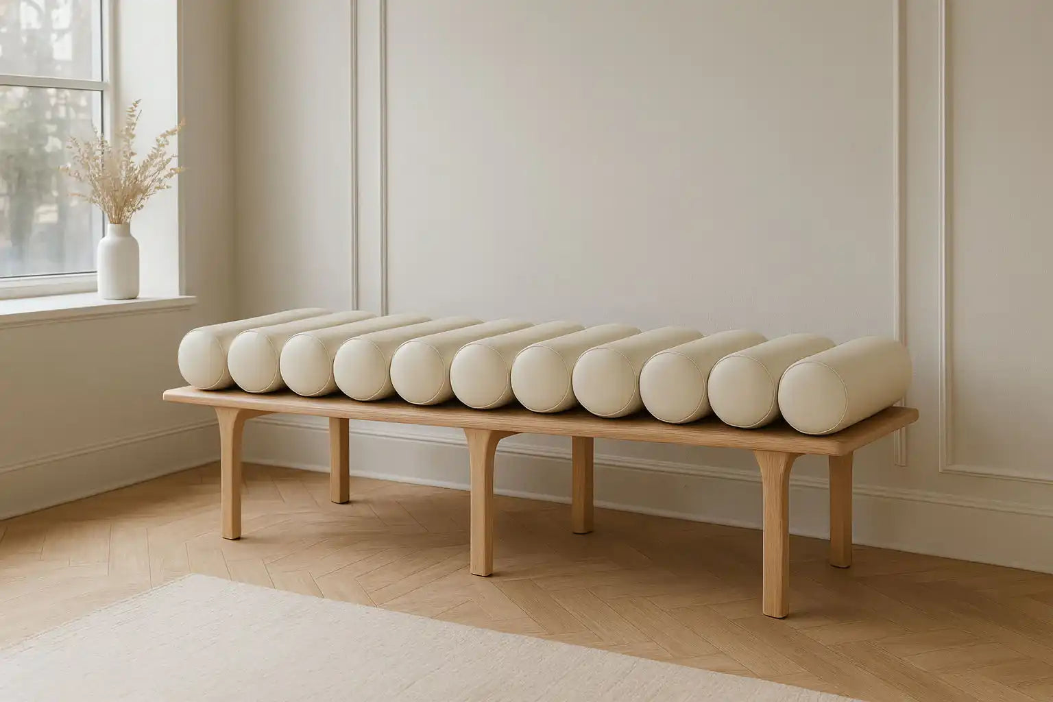 Landon - Bench With Natural Base