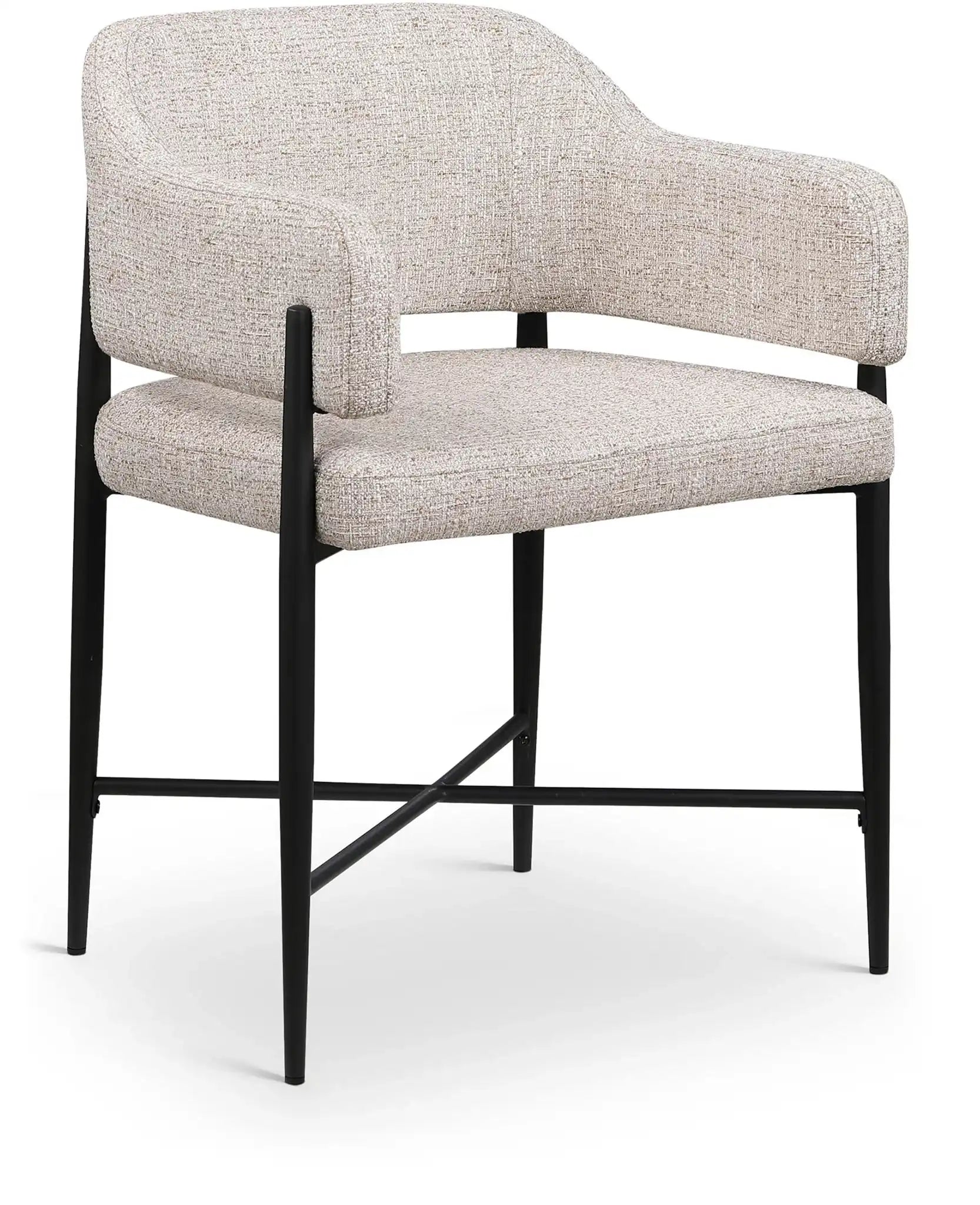 Dame - Fabric Upholstered Dining Chair (Set of 2) - Best Buy Furniture
