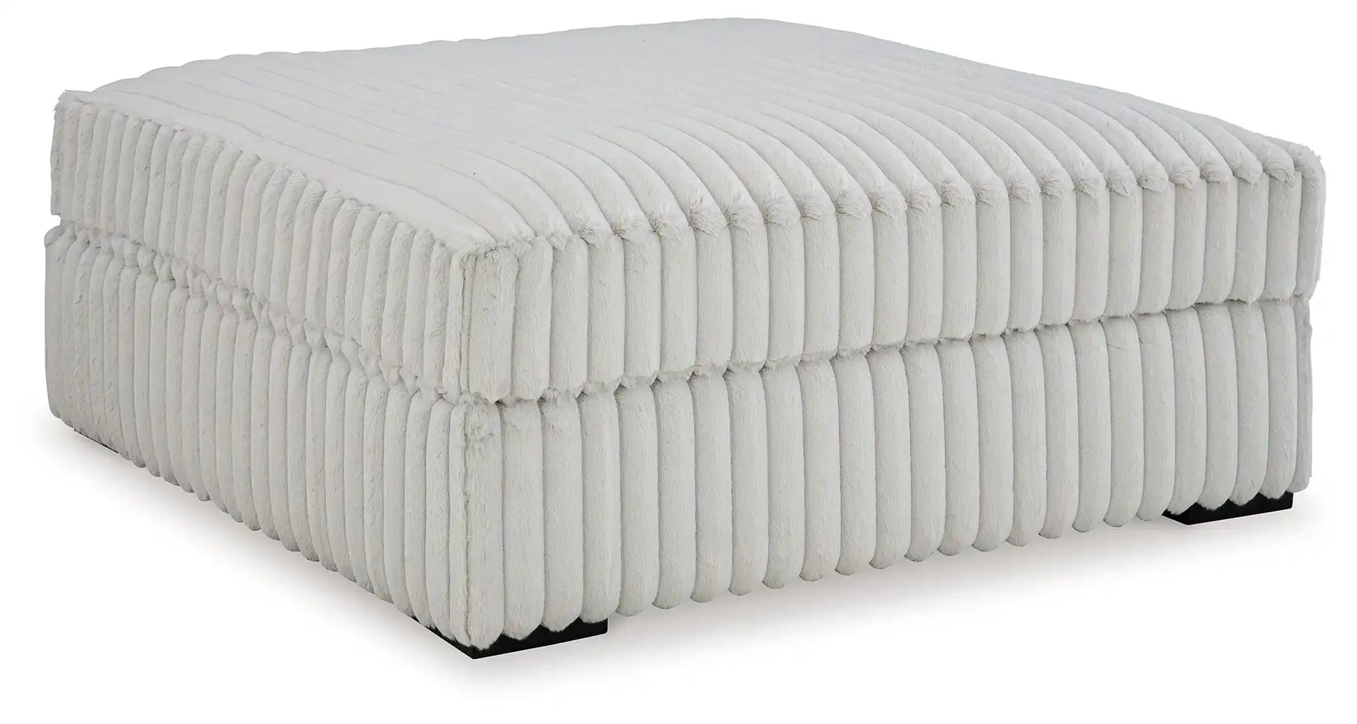 Stupendous - Oversized Accent Ottoman - Alloy - Best Buy Furniture