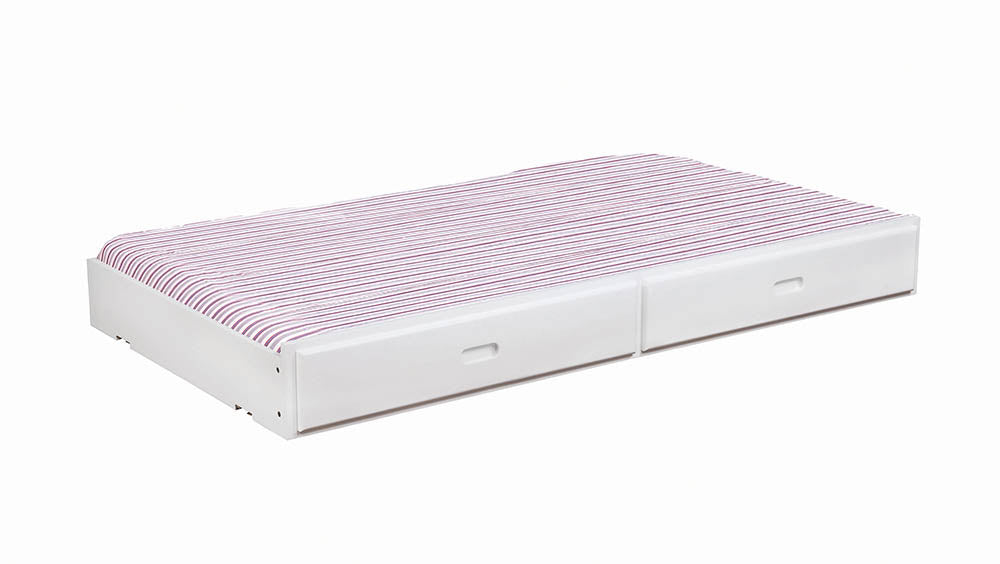 Chapman Wood Storage Trundle White-CoasterEveryday