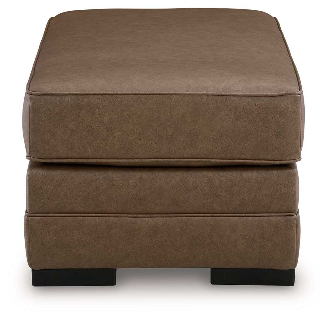 VillaCourt - Ottoman - Caramel - Best Buy Furniture