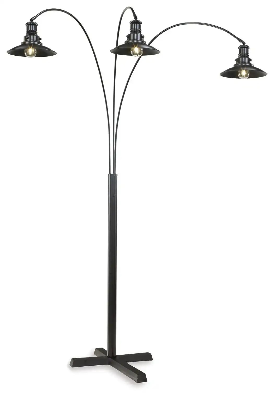 Sheriel - Metal Arc Lamp - Black - Best Buy Furniture