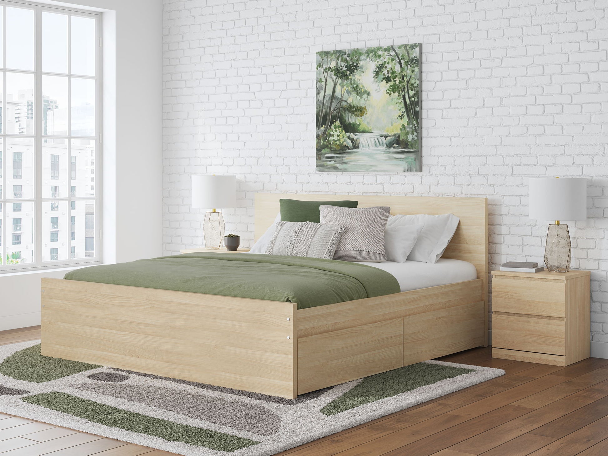 Onita - Panel Platform Bed - Best Buy Furniture