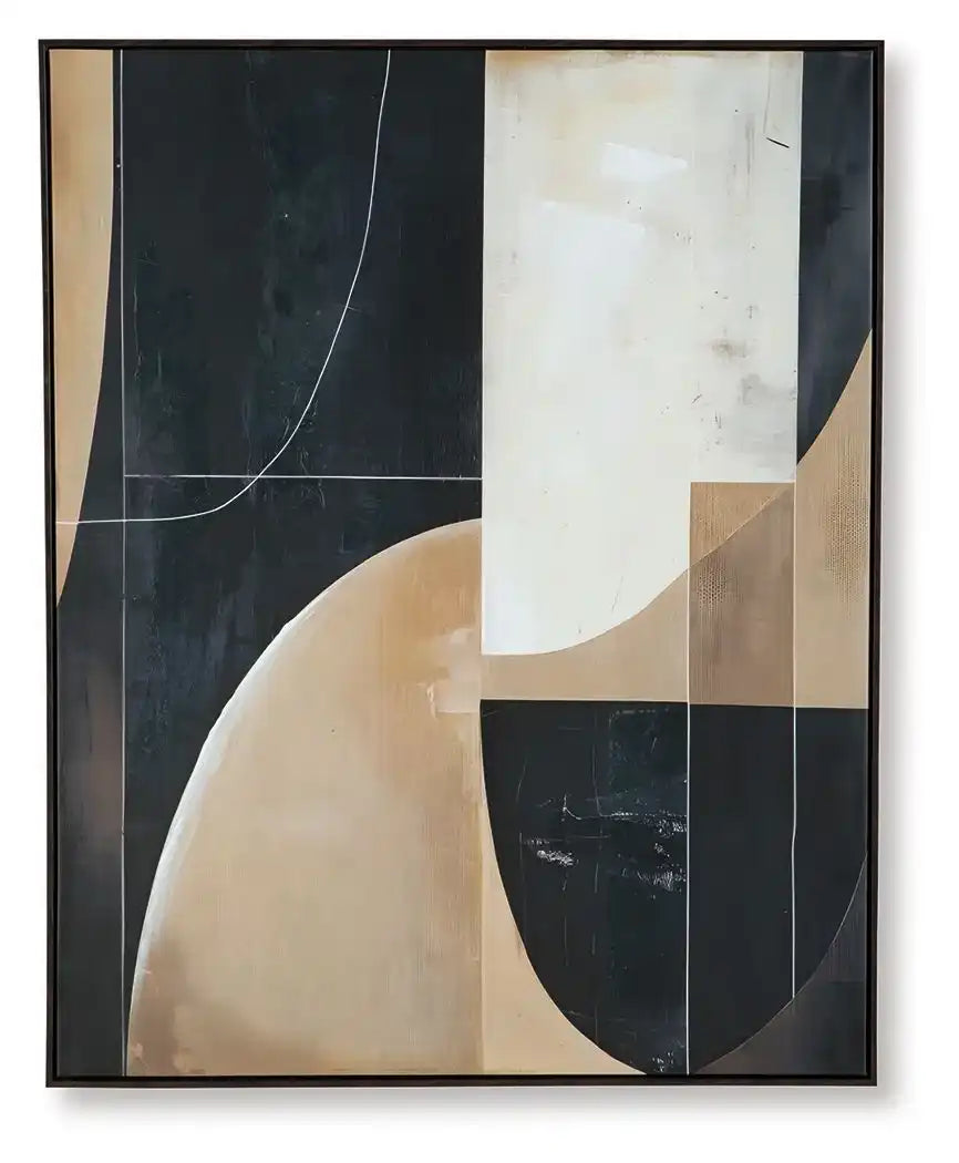 Ewanford - Wall Art - Black / Brown / Tan - Best Buy Furniture
