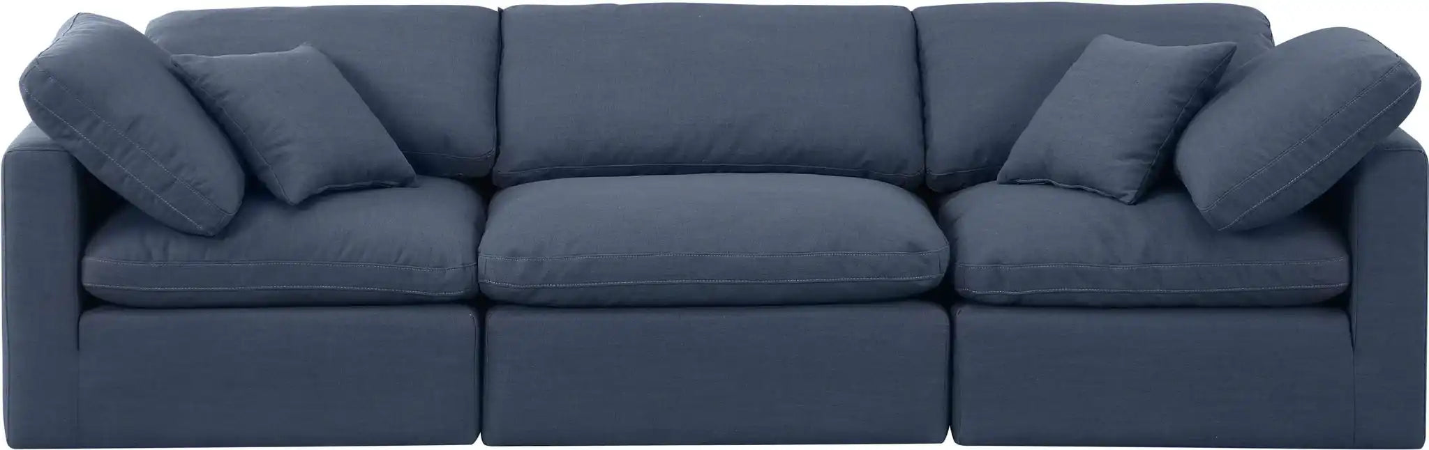 Indulge - Linen 3 Seat Modular Sofa