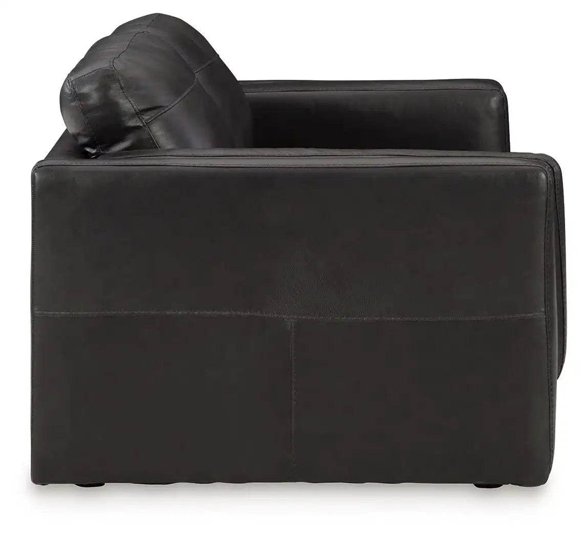 Amiata - Loveseat - Onyx - Best Buy Furniture