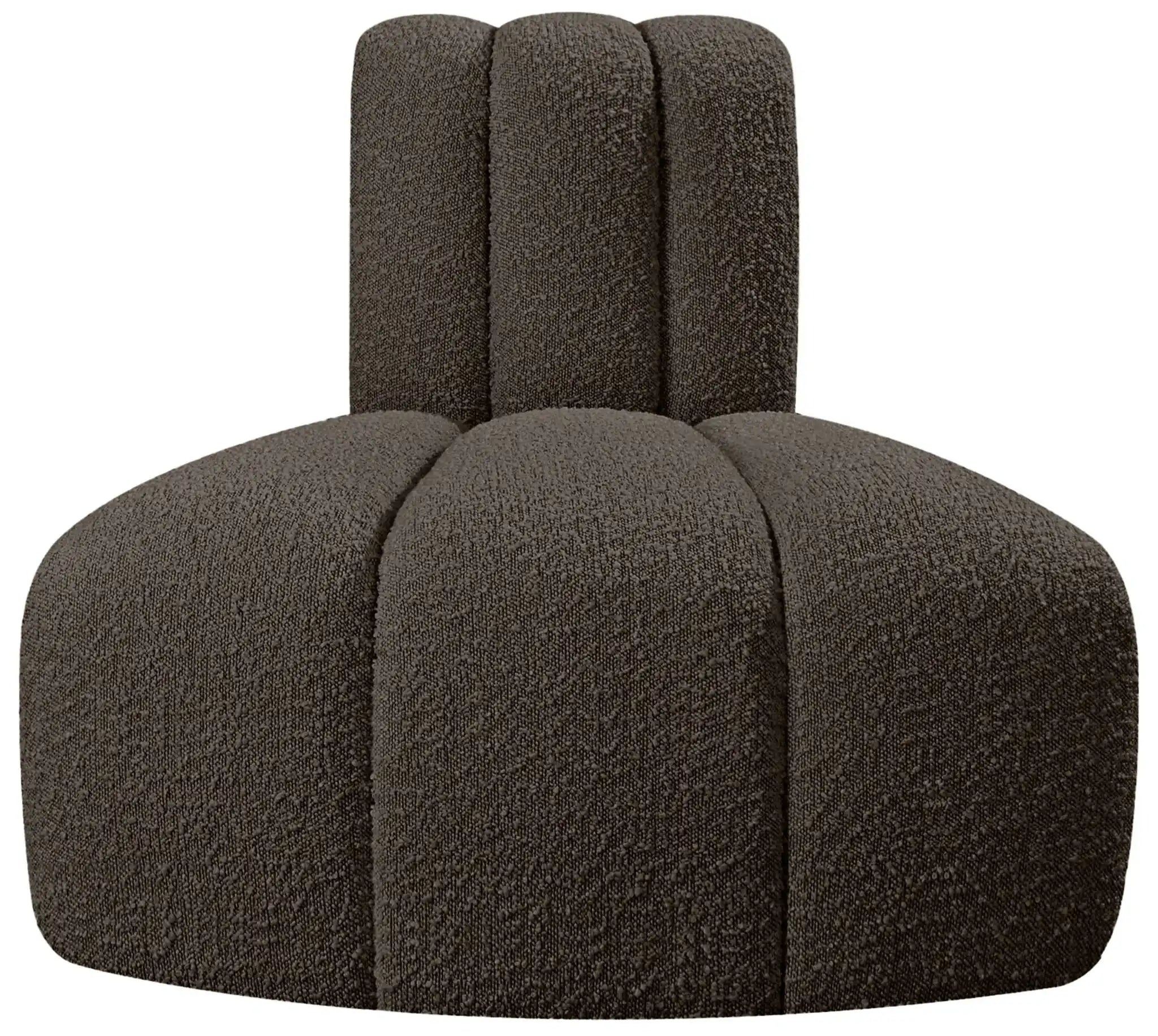 Arc - Boucle Fabric Reverse Corner
