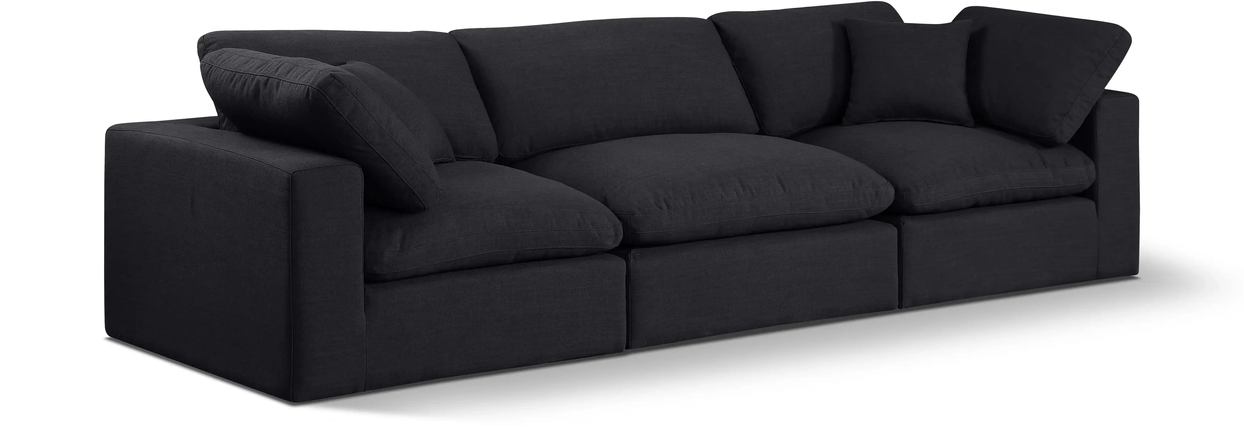 Comfy - Linen Modular Sofa 3 Seats - Best Buy Furniture