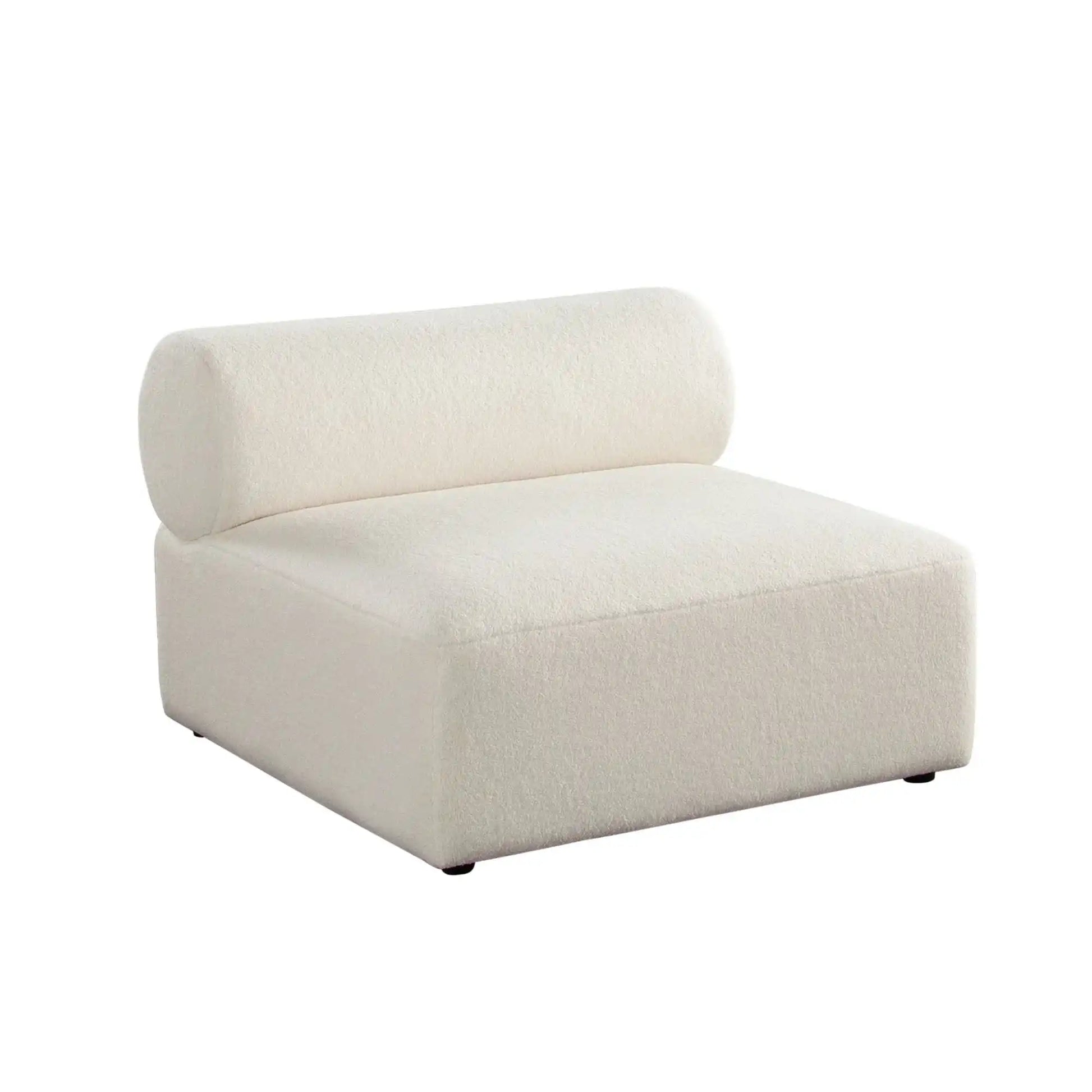 Zia 5 Piece Modular Sectional Sofa – Ivory Sherpa - Best Buy Furniture