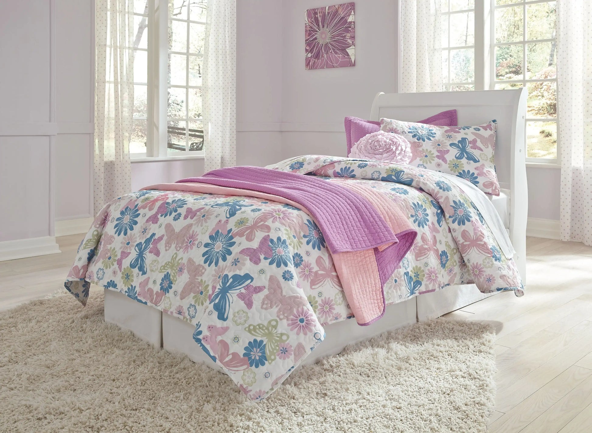Anarasia - Sleigh Headboard With Bolt On Bed Frame - Best Buy Furniture
