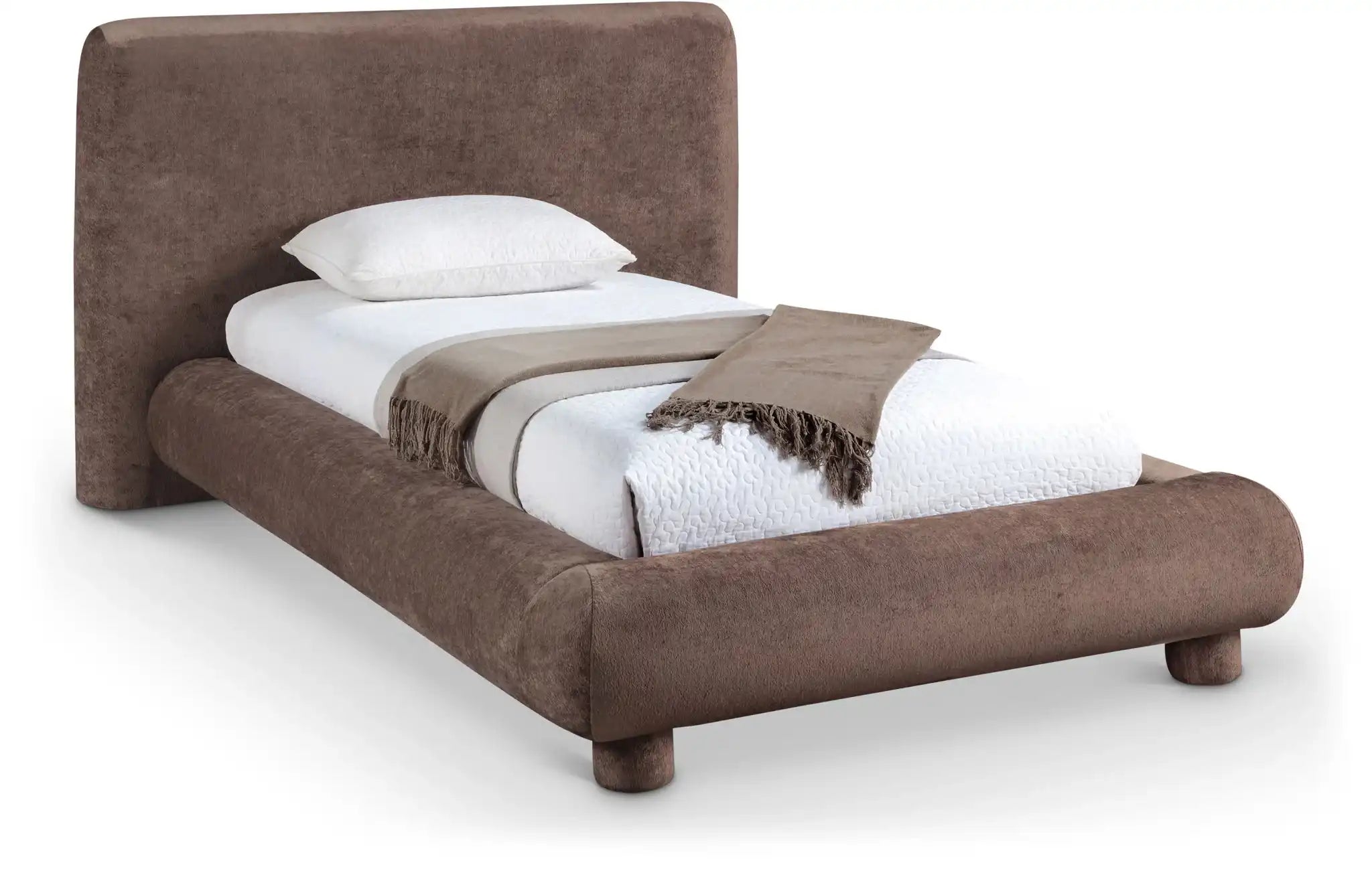 Blair - Chenille Upholstered Bed - Best Buy Furniture