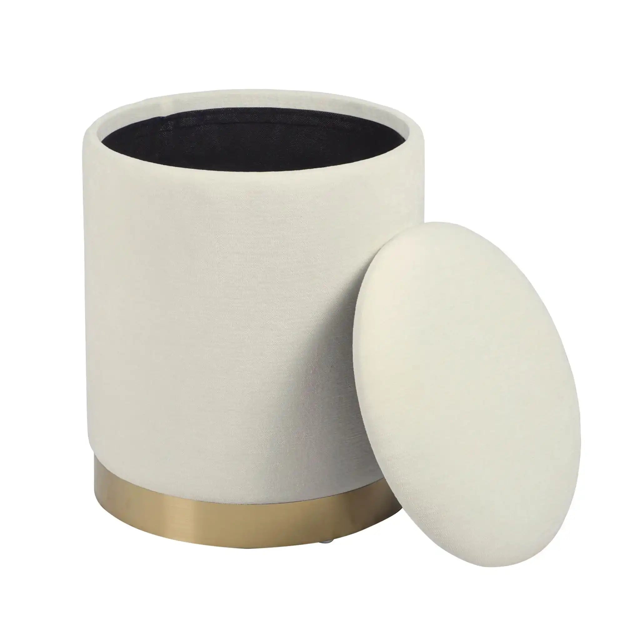 Zoe - Velvet Storage Ottoman