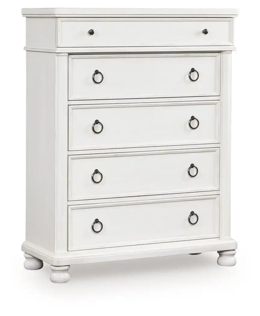 Rowlenstown - Five Drawer Chest - Best Buy Furniture