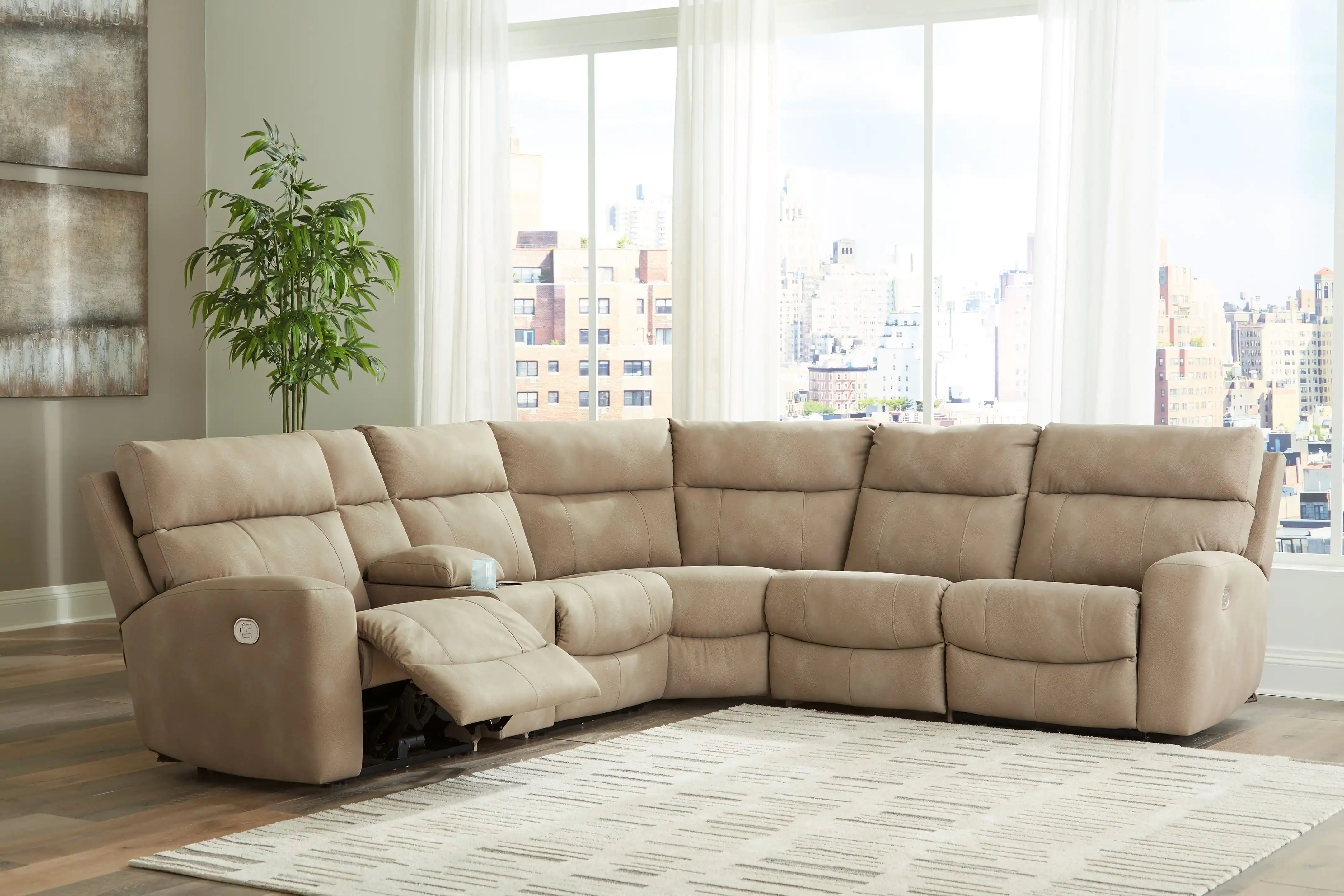 Next-Gen Durapella - Reclining Sectional - Best Buy Furniture