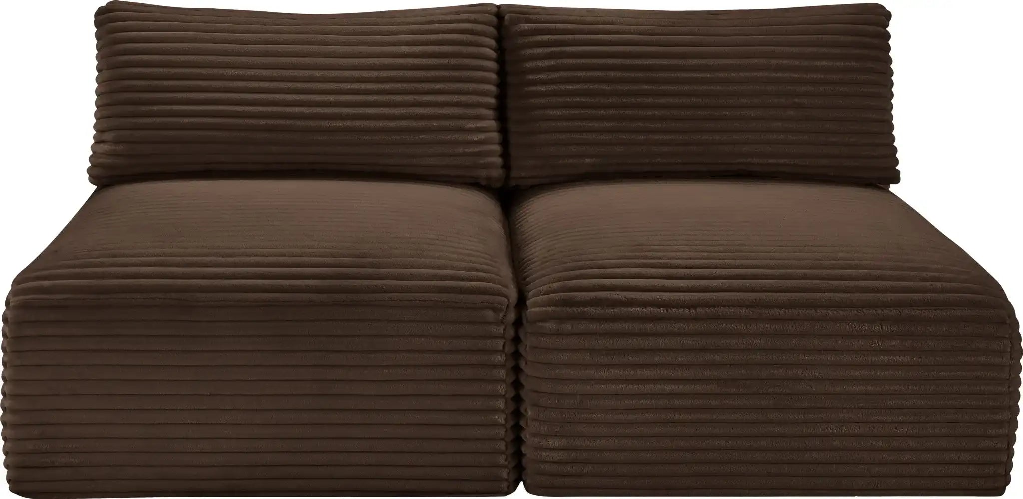 Shaggy - 2 Seat Modular Armless Sofa