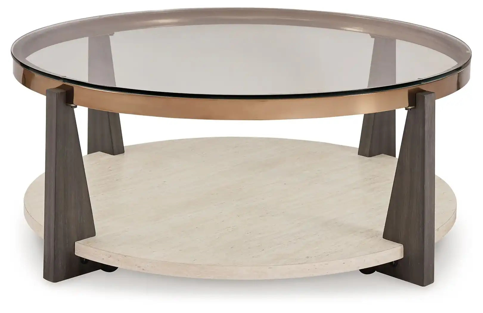 Frazwa - Round Cocktail Table - Multi - Best Buy Furniture