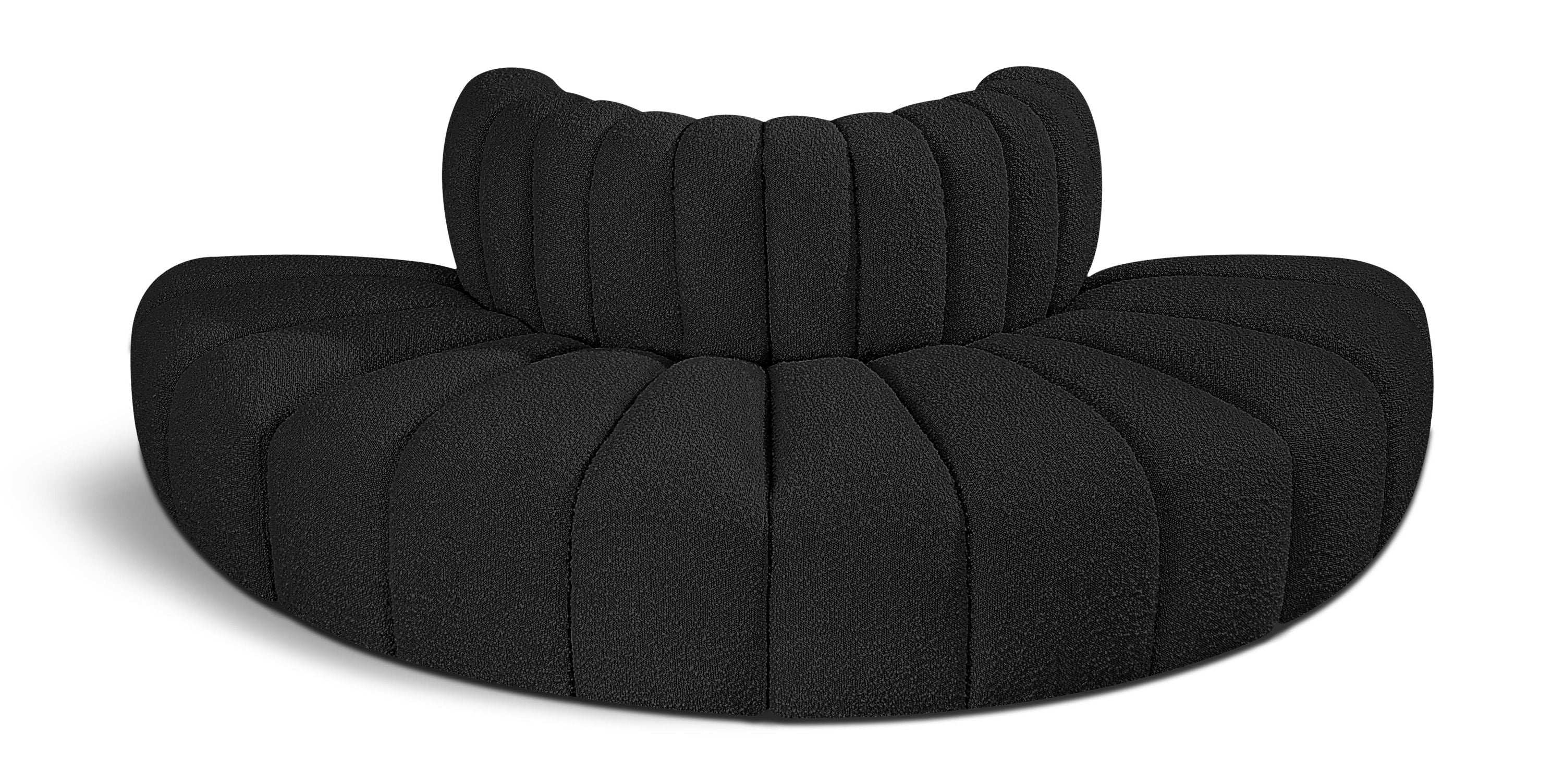 Arc - Boucle Fabric 4 Piece Modular Sofa - Best Buy Furniture