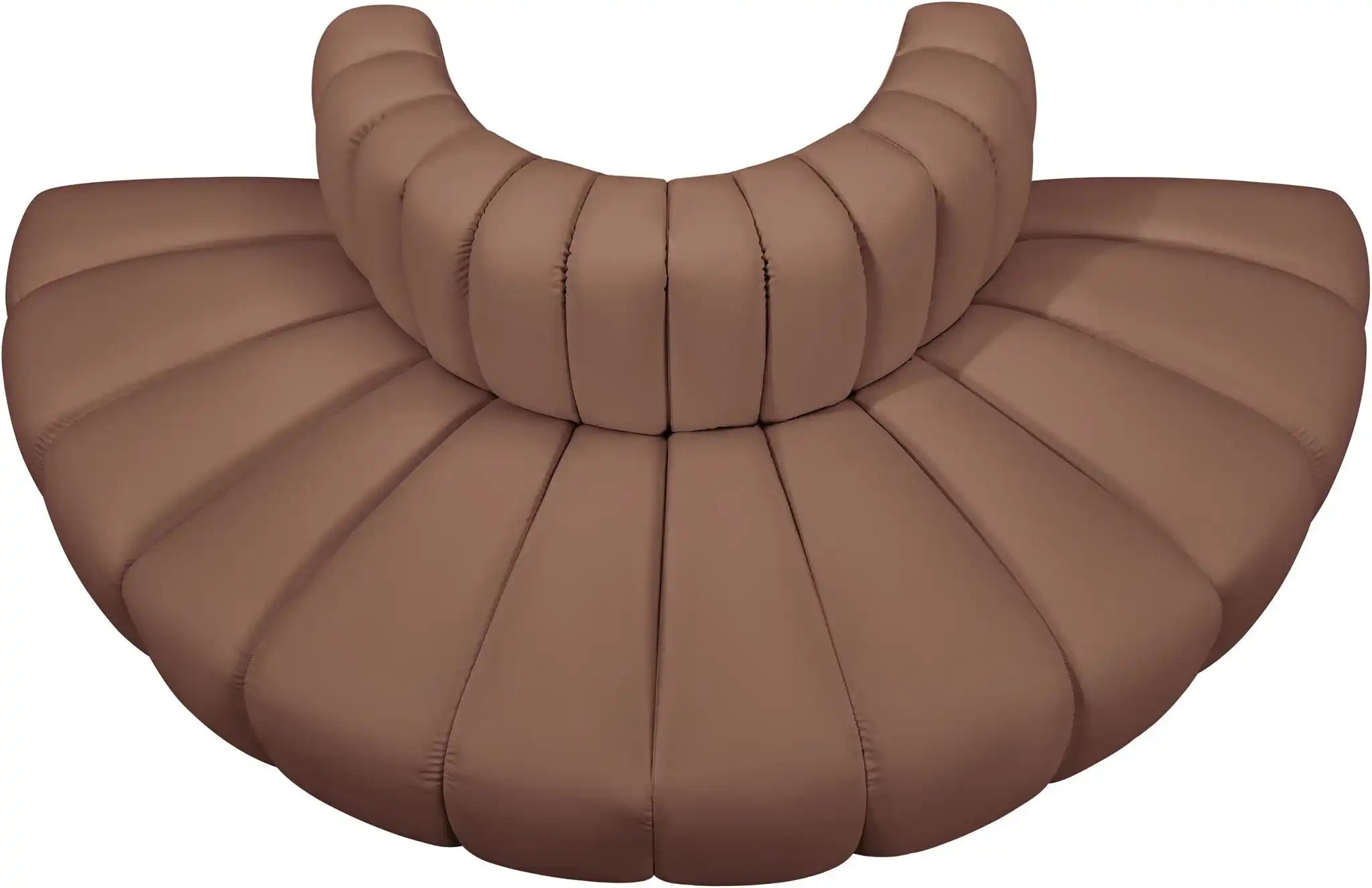 Arc - Faux Leather 4 Piece Modular Sofa